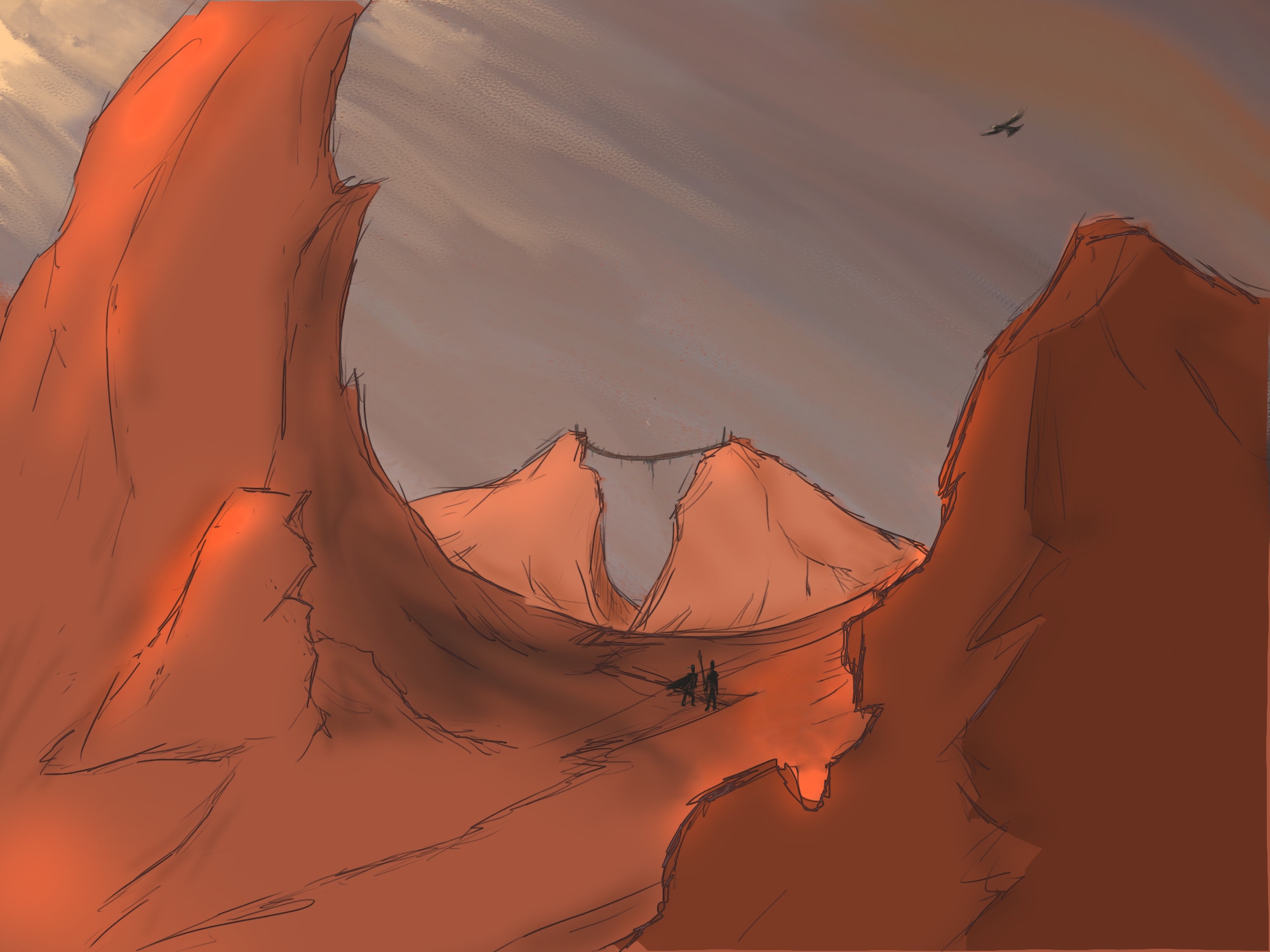 concept art canyon3 par skarrd
