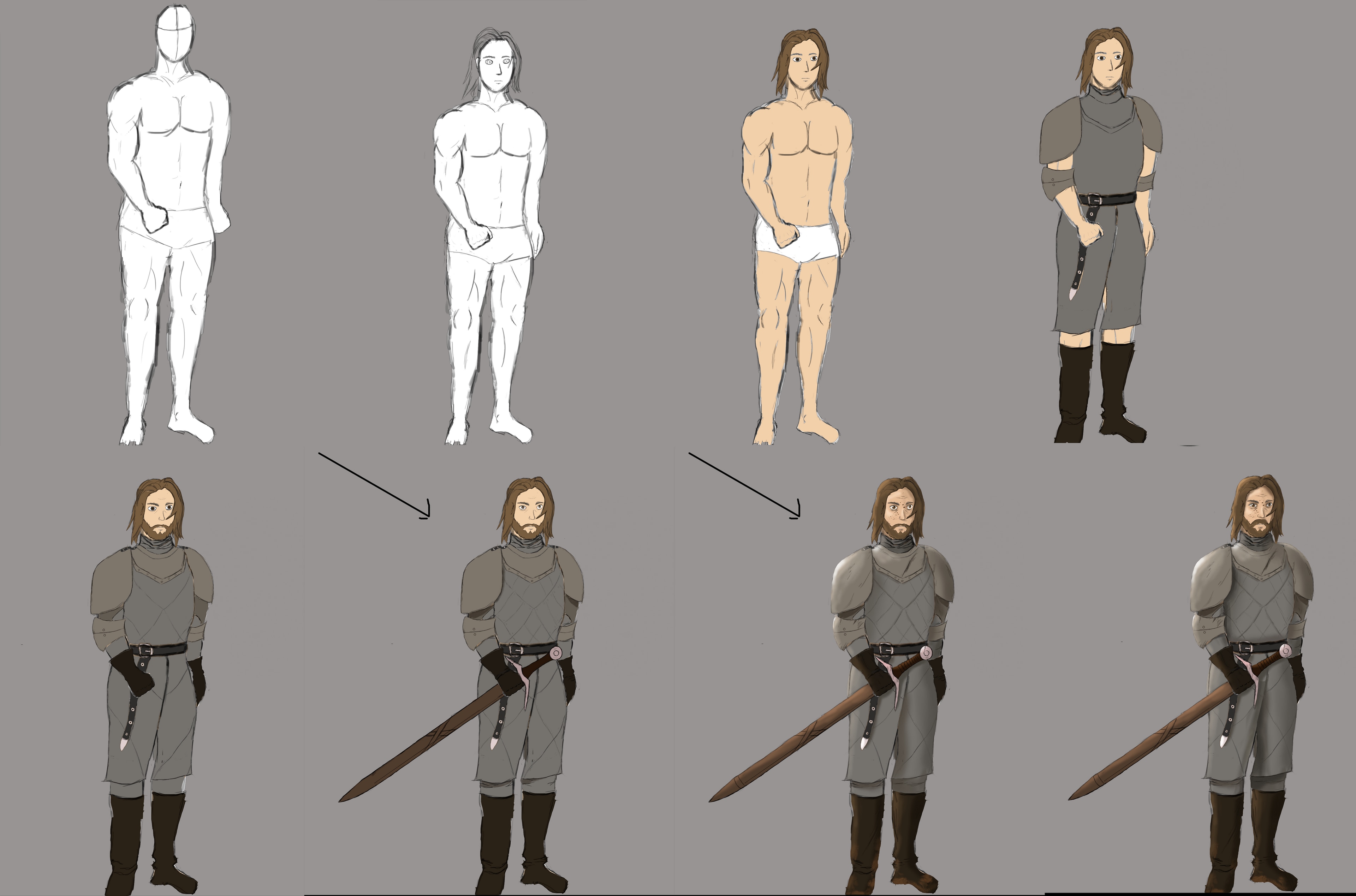 concept art knight par skarrd