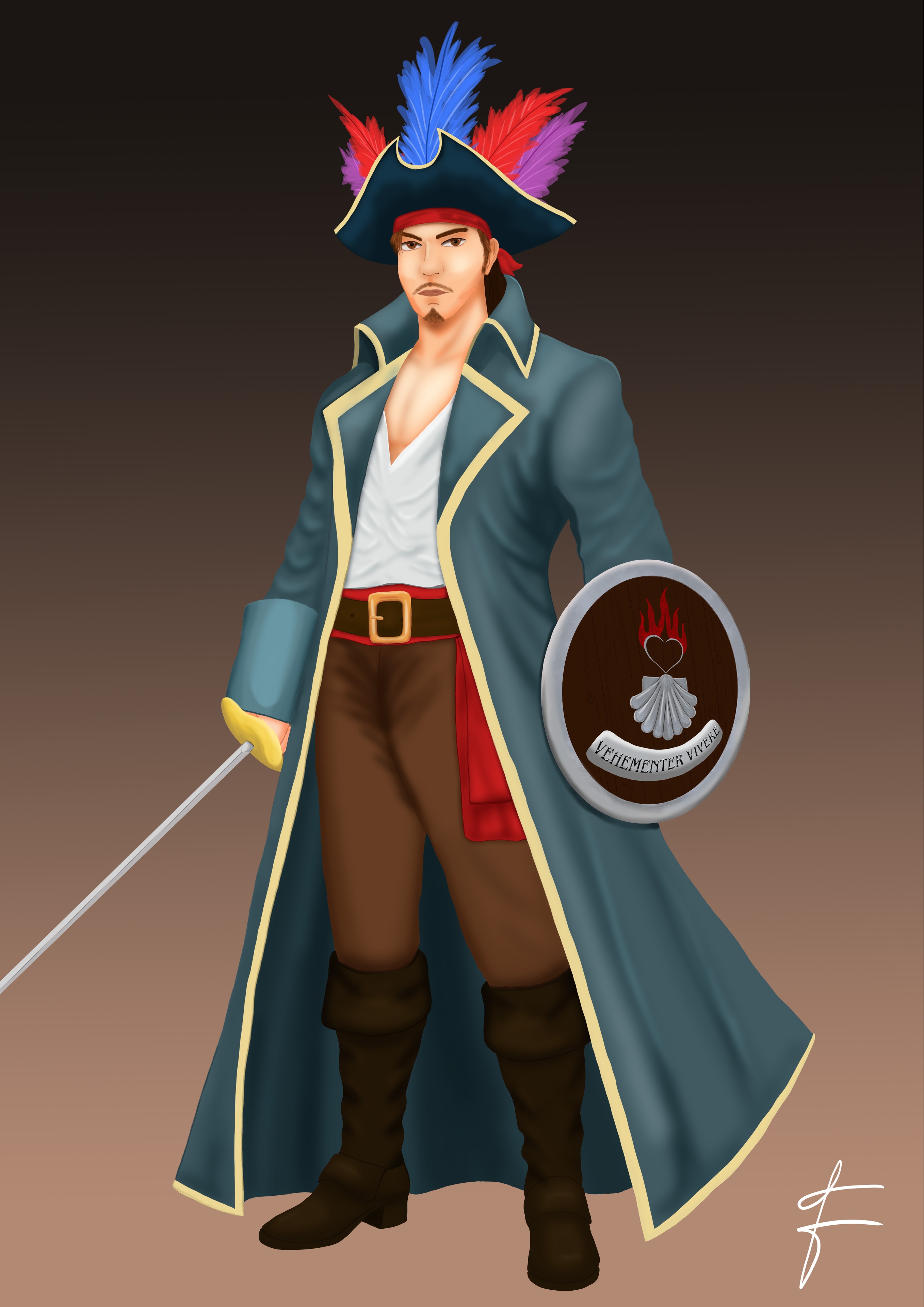 concept art Thomas Pearl par fabio