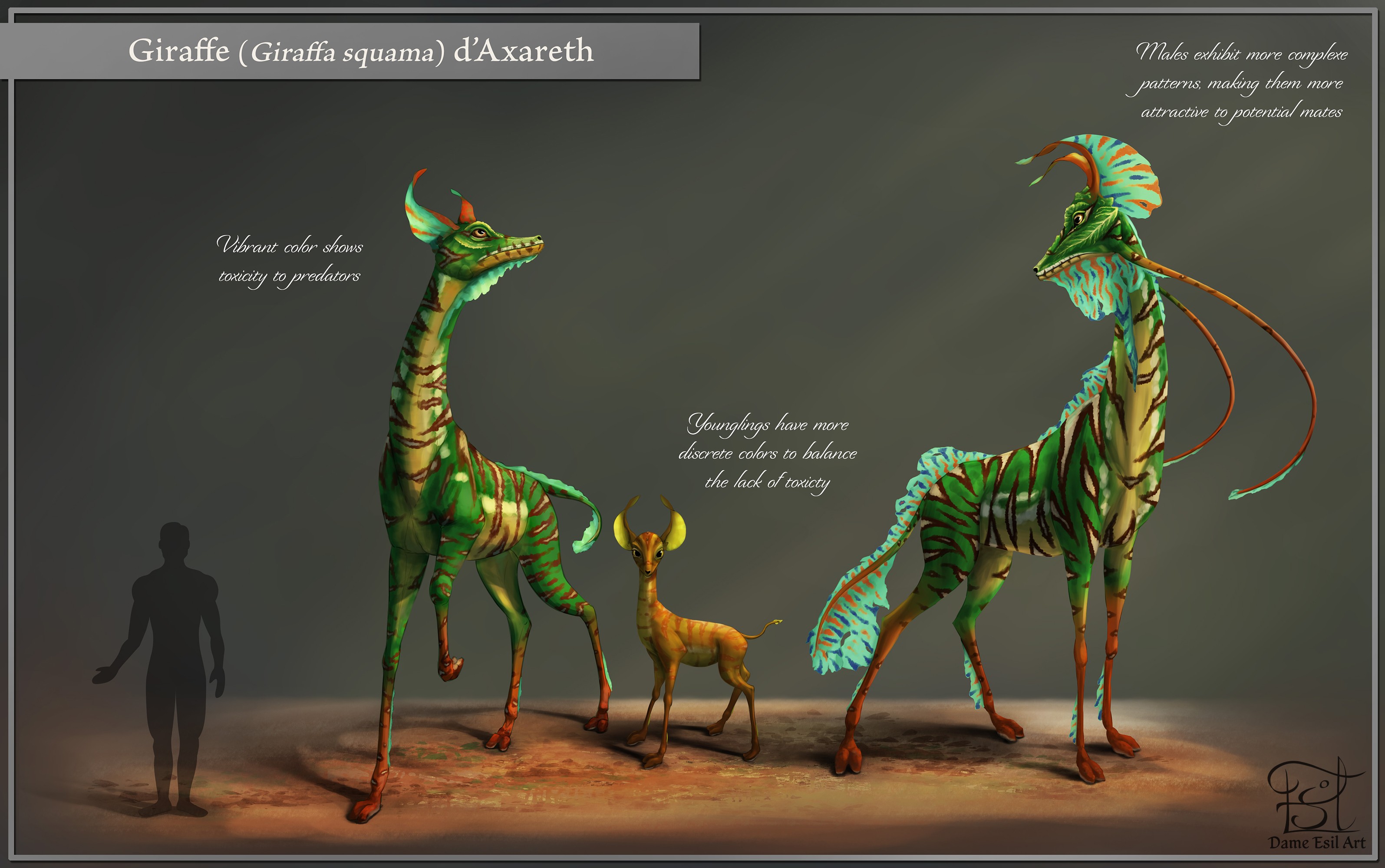 Giraffe d'Axareth par Dame Esil