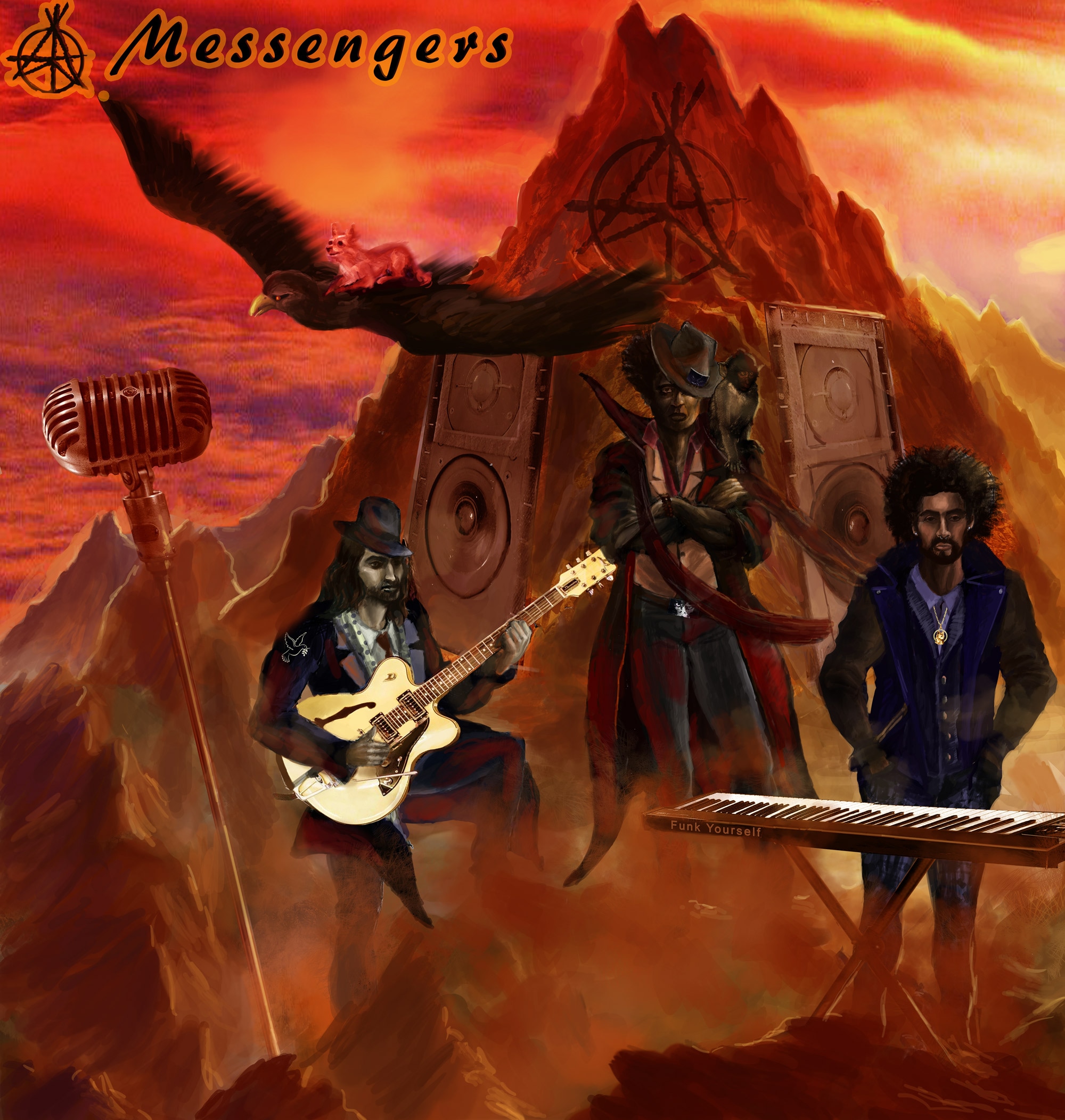 Pochette CD Messengers par Telamon