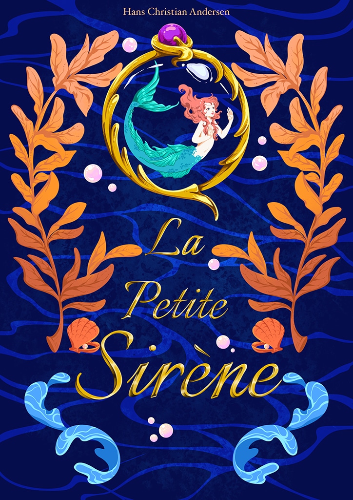 Couvertures fictives - La petite sirène d'Andersen - par nogarra