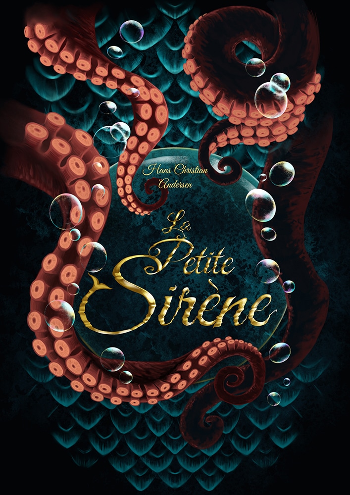 Couvertures fictives - La petite sirène d'Andersen - par nogarra