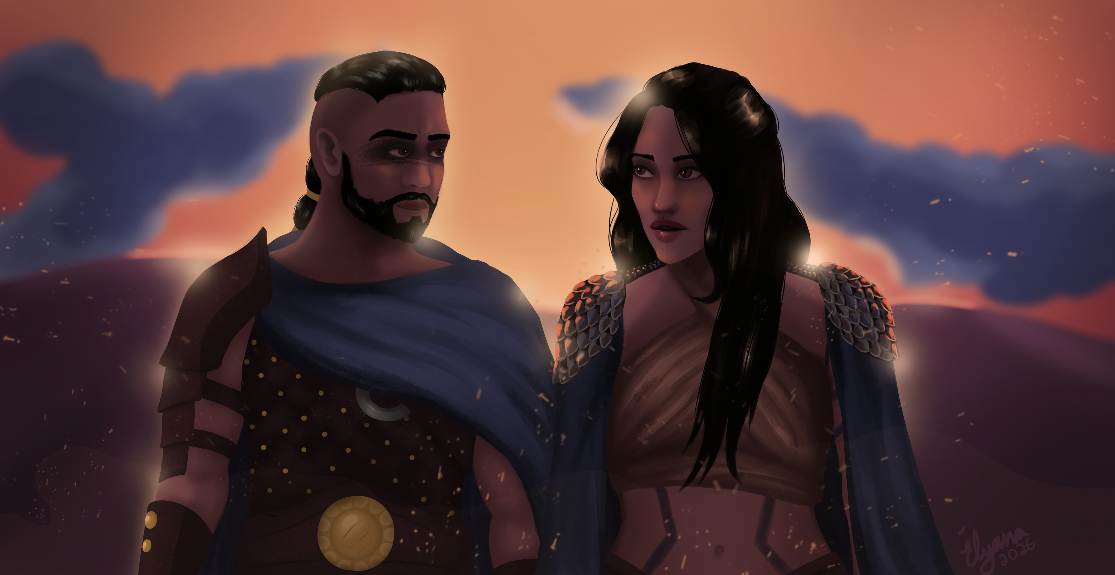 Crépuscule par Elyana