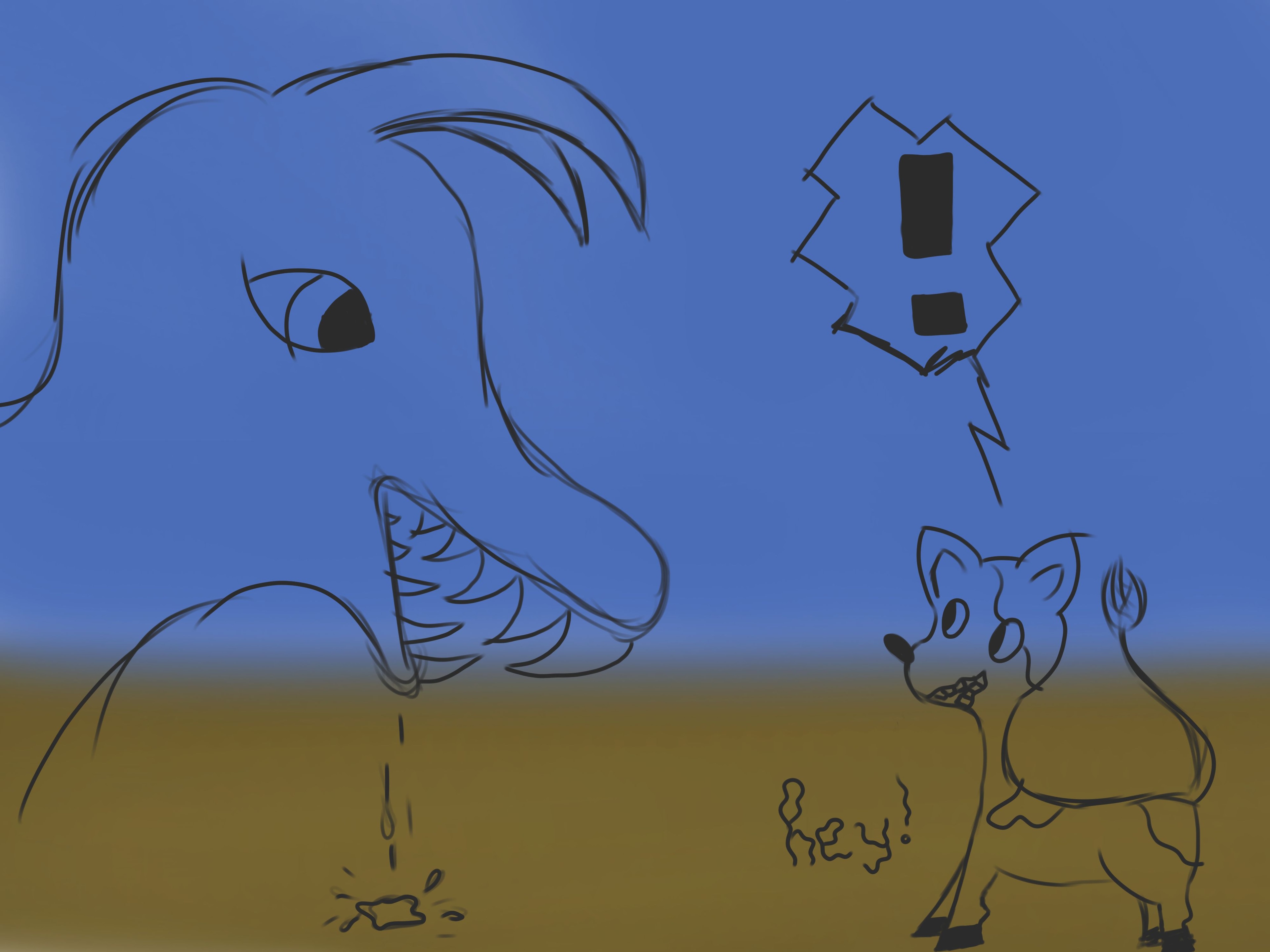 Croquis final du projet créature par Vava_03