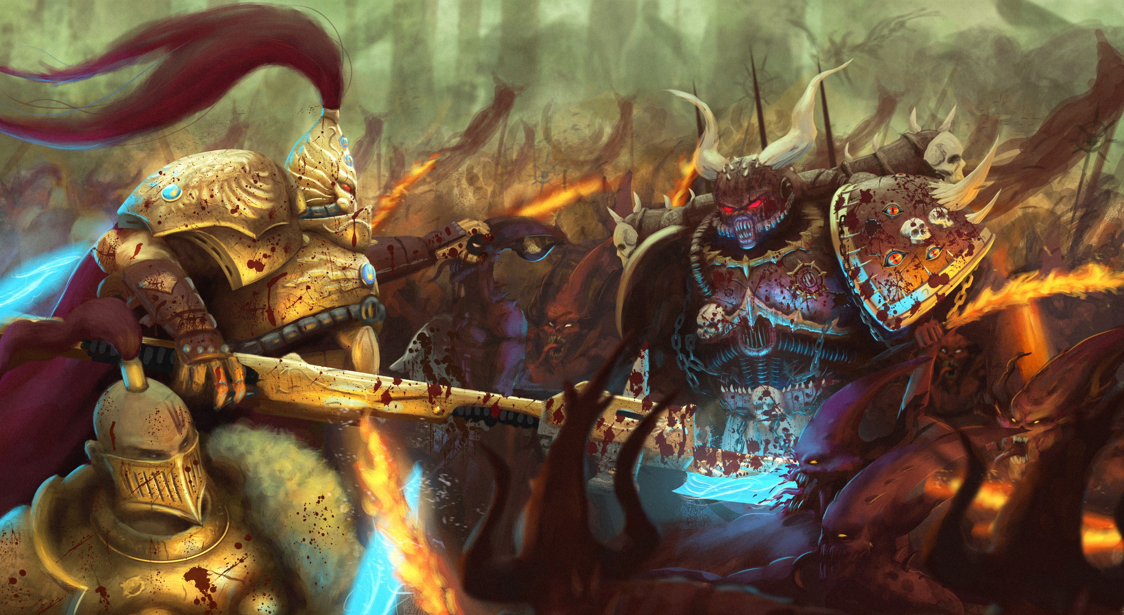 Custodes vs chaos par AlanGzik