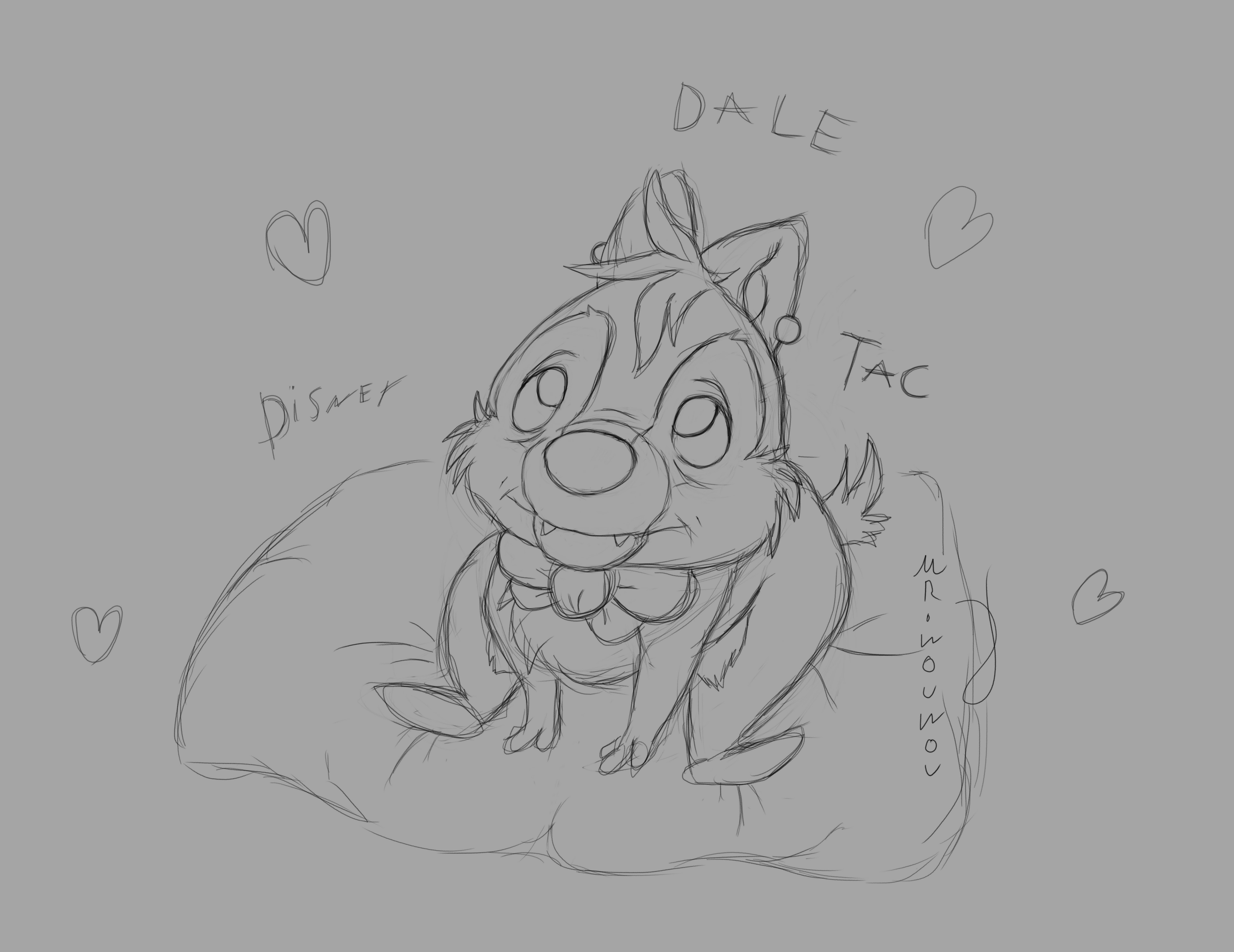 Dale Disney Sketch par Mr.Wouwou