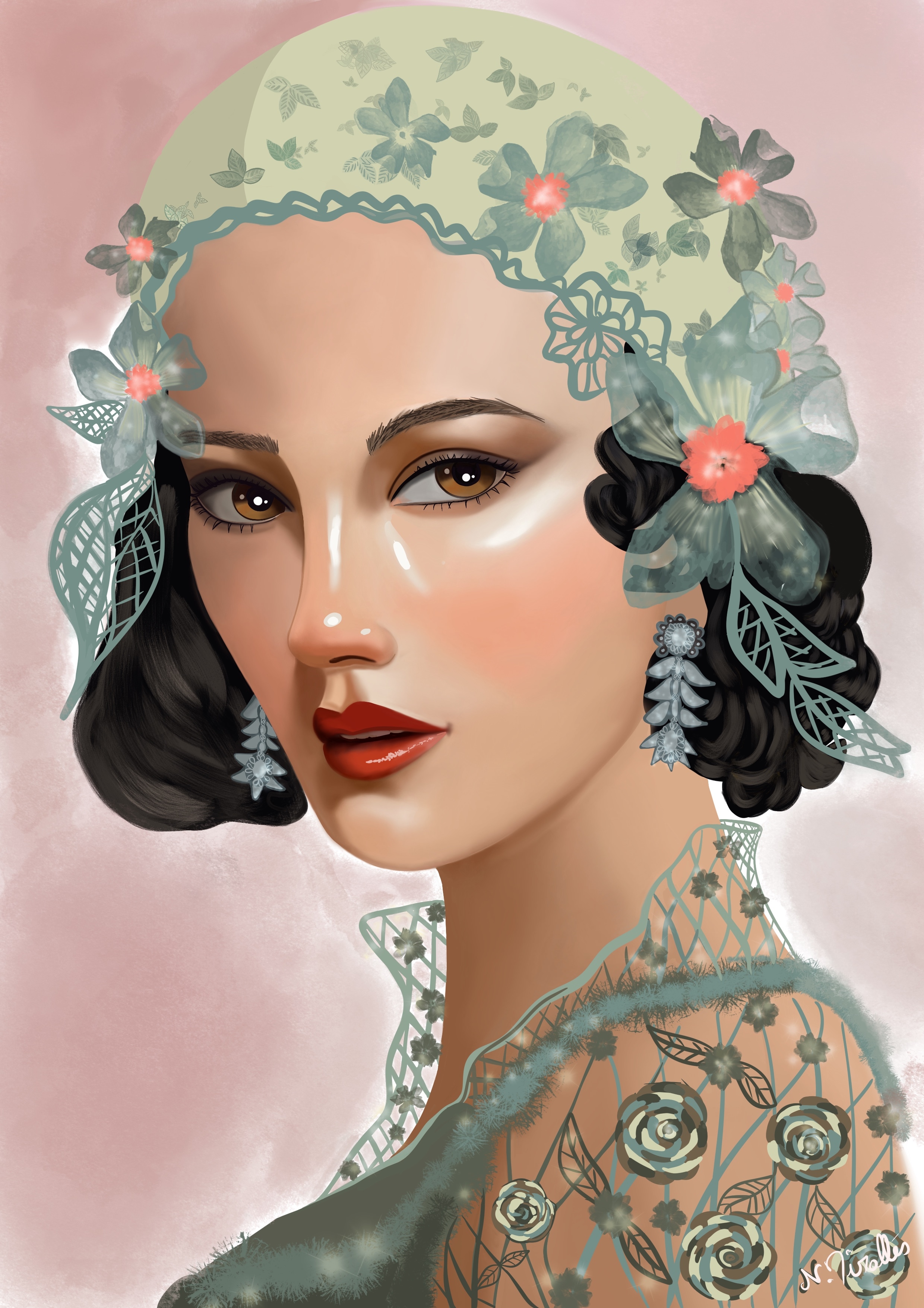 Personnage Style rétro par Naty