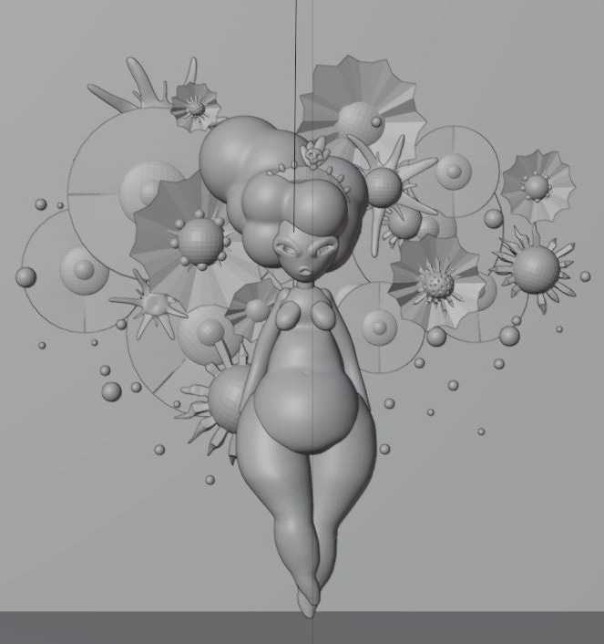 D'après un dessin de Moon dans 365 Squares Vol II par tosh_5