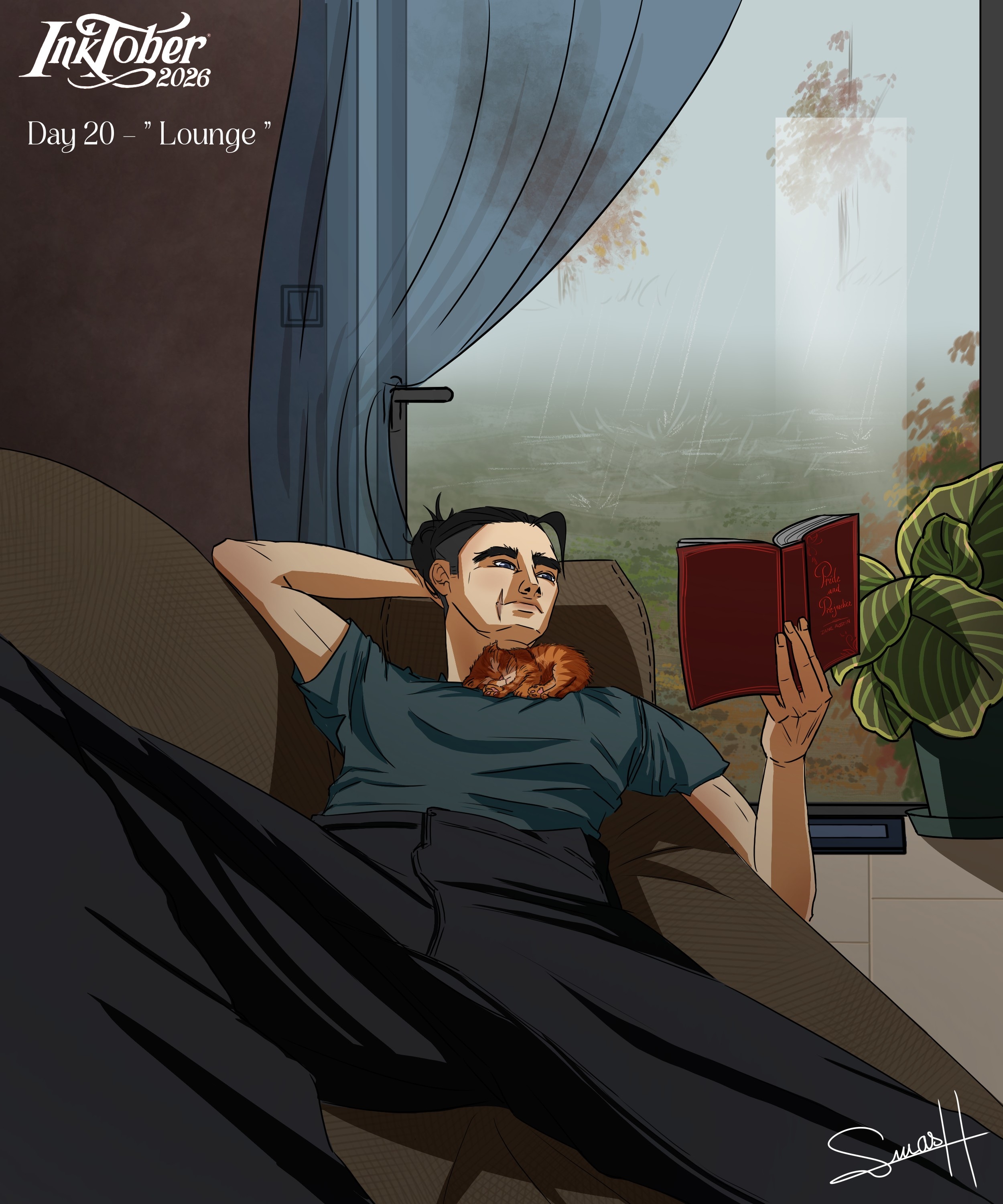 Inktober 2026 " Lounge " par smash_no_jutsu