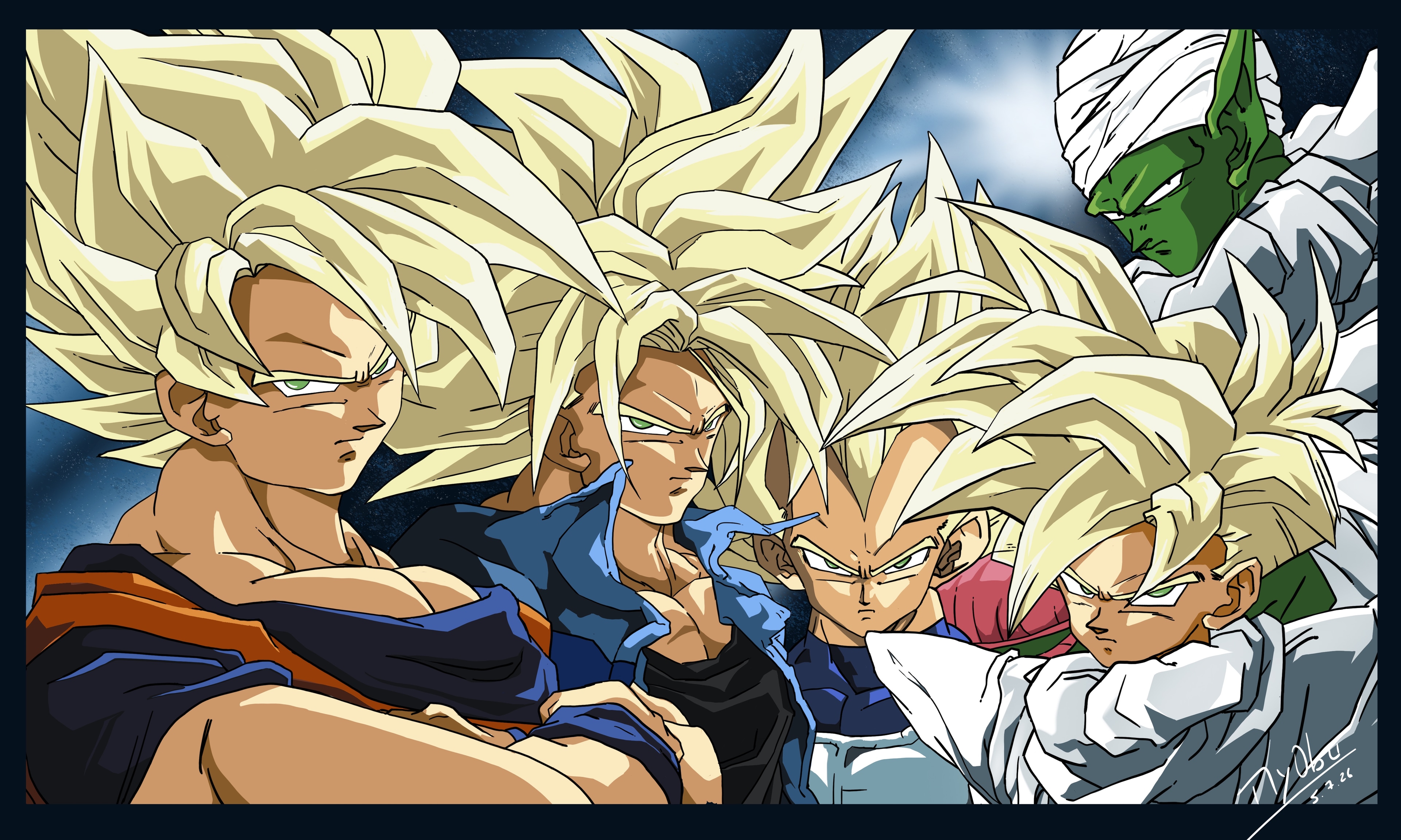 Reproduction illustration dragonball z arc cell par fatchedeu013