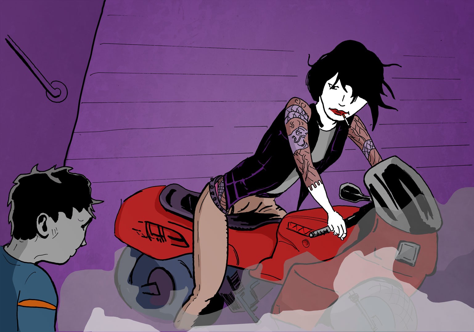 deadlyclass-moto par arilir