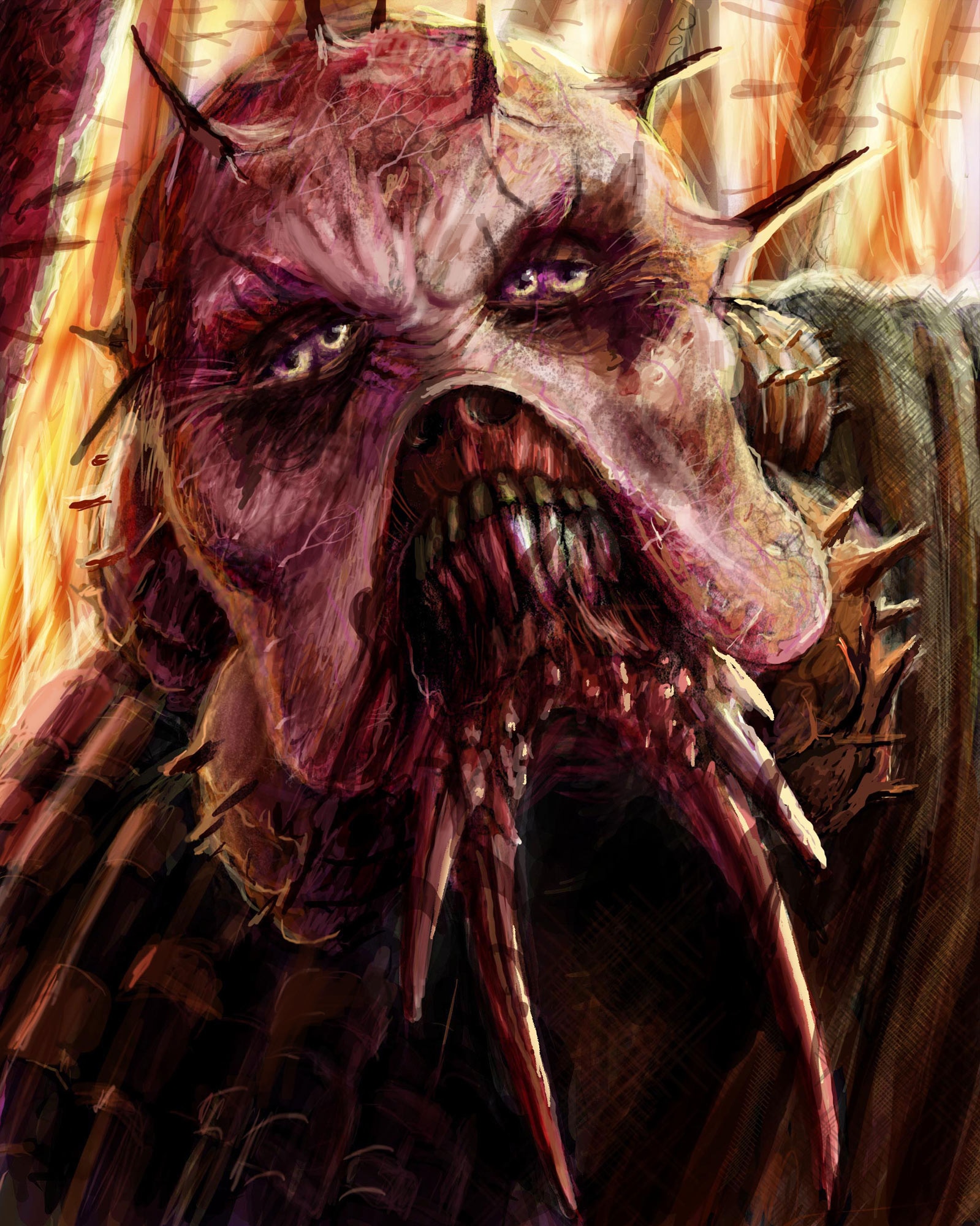 Portrait de démon par Telamon