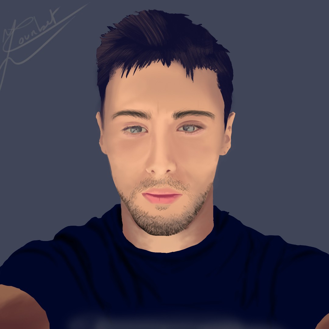 dessin de ma tete par Wheezy