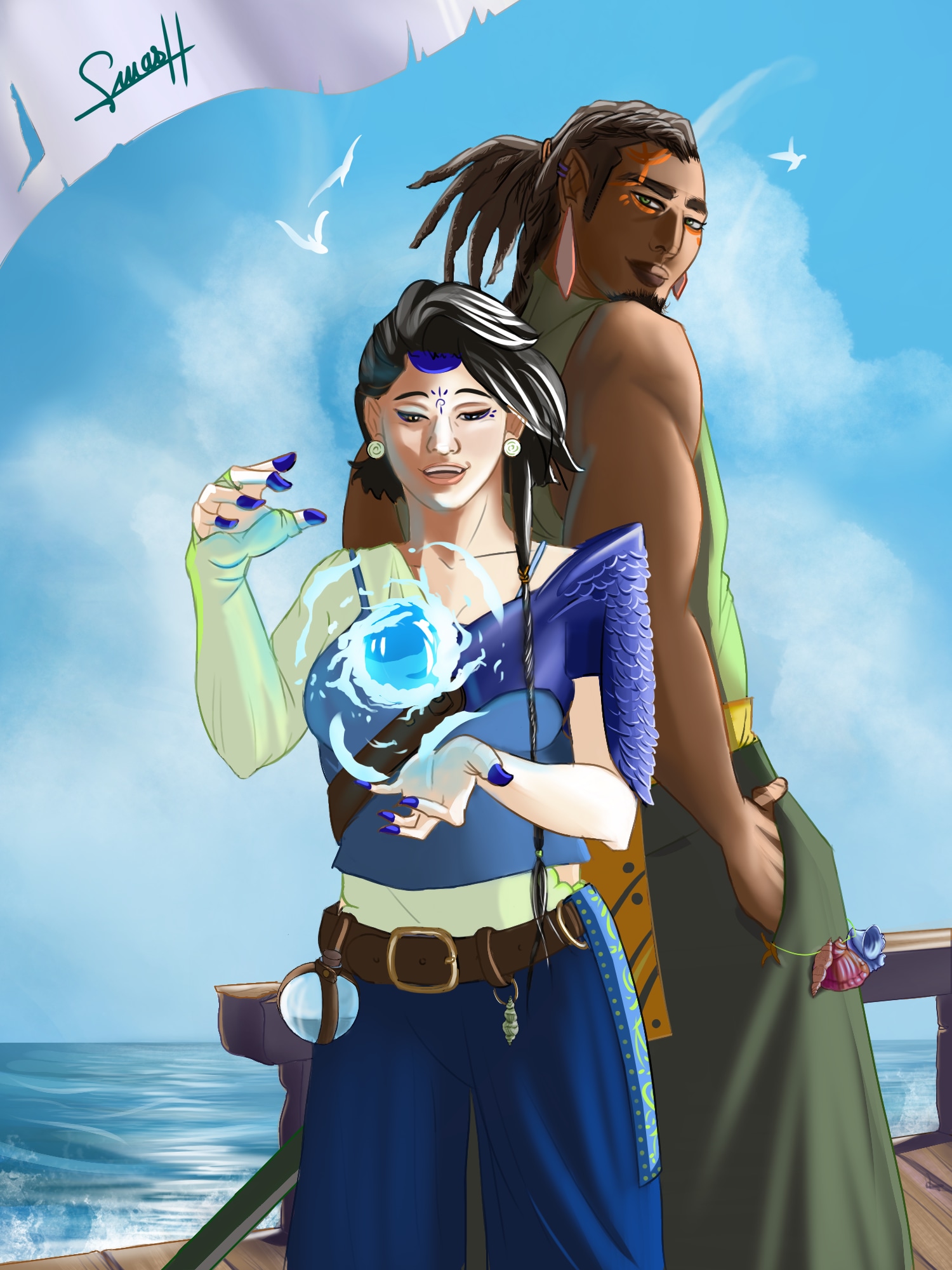 Personnages - design et ambiance par smash_no_jutsu