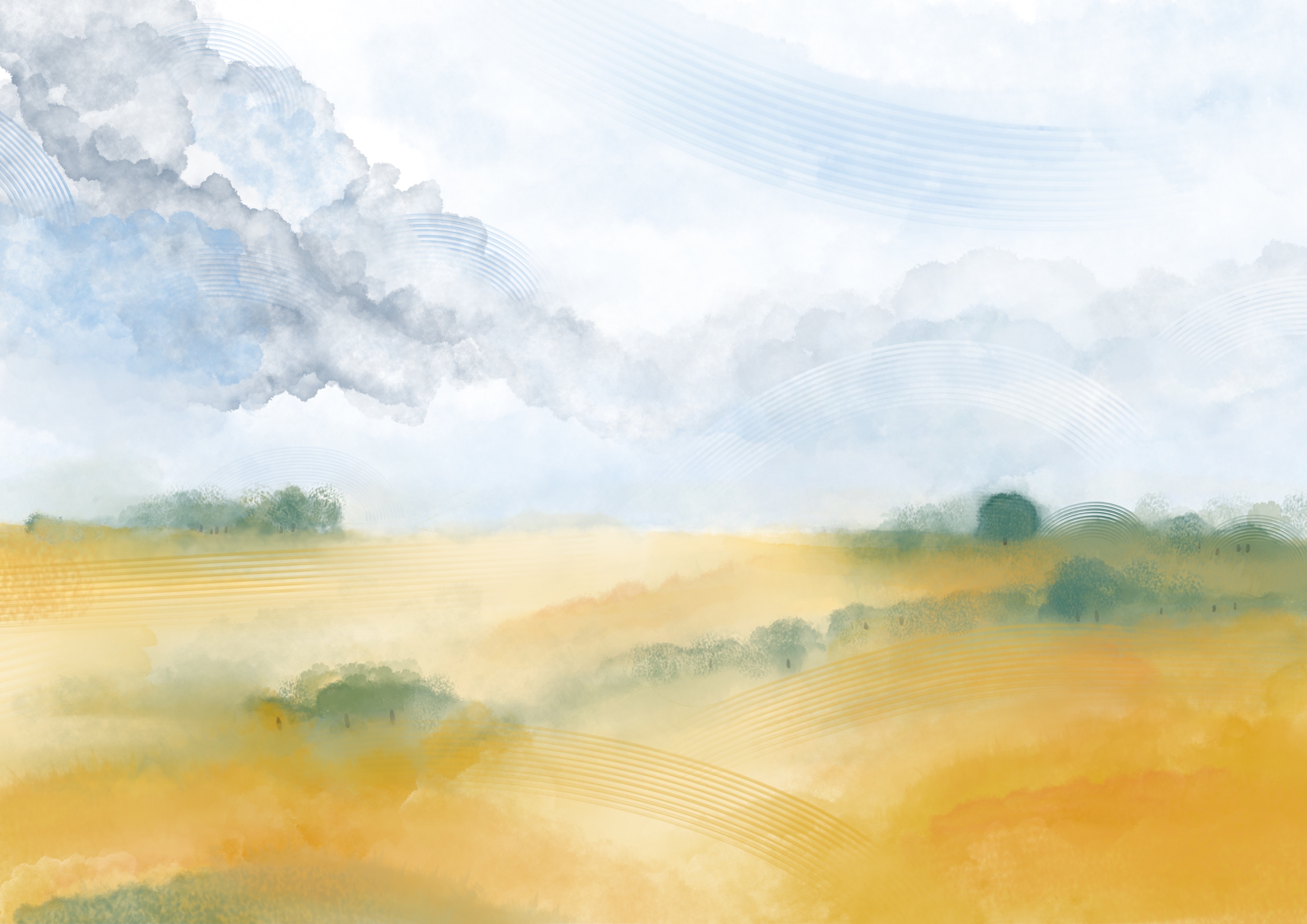 Paysage d'été par Angélique