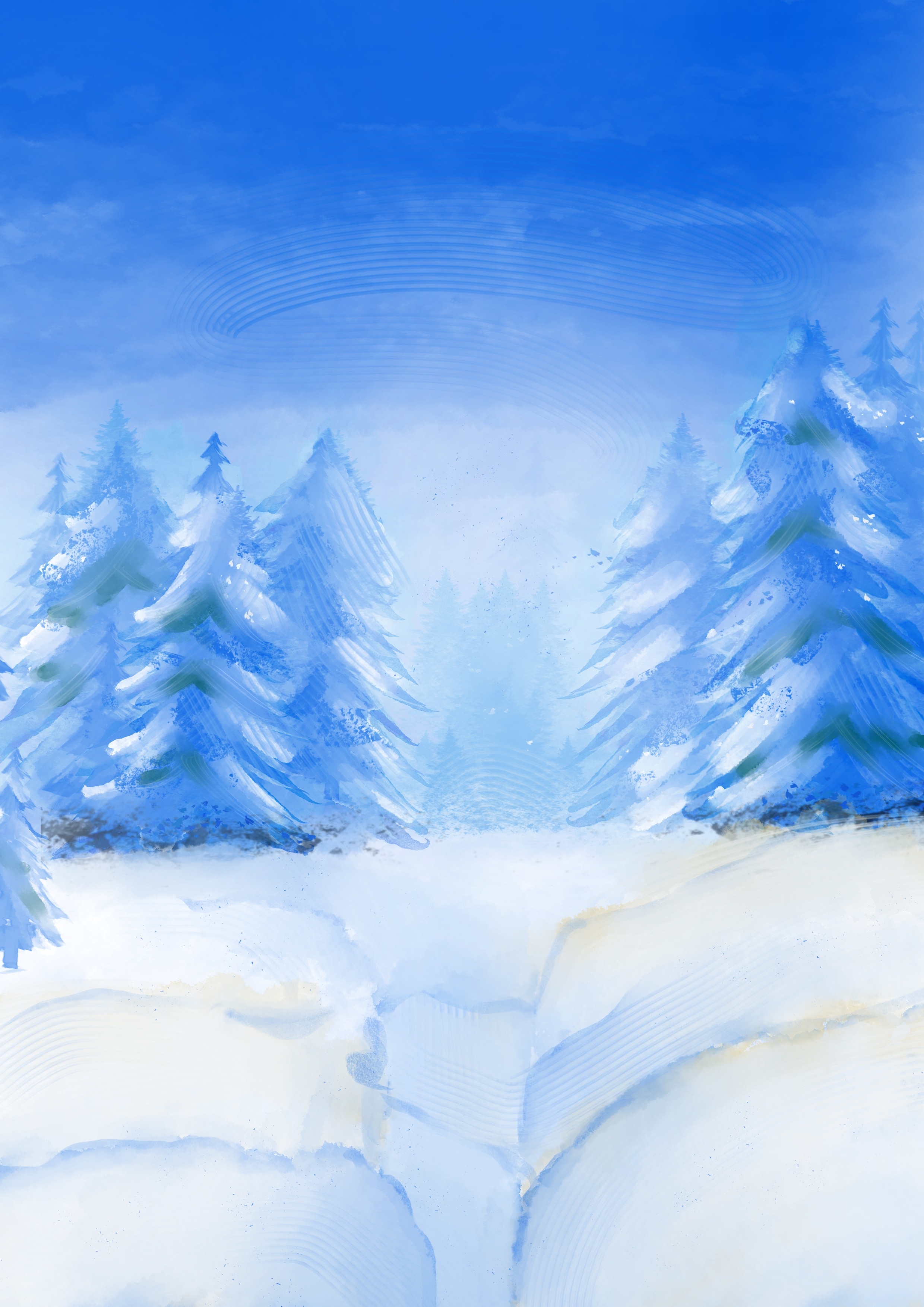 Paysage hivernal par Angélique