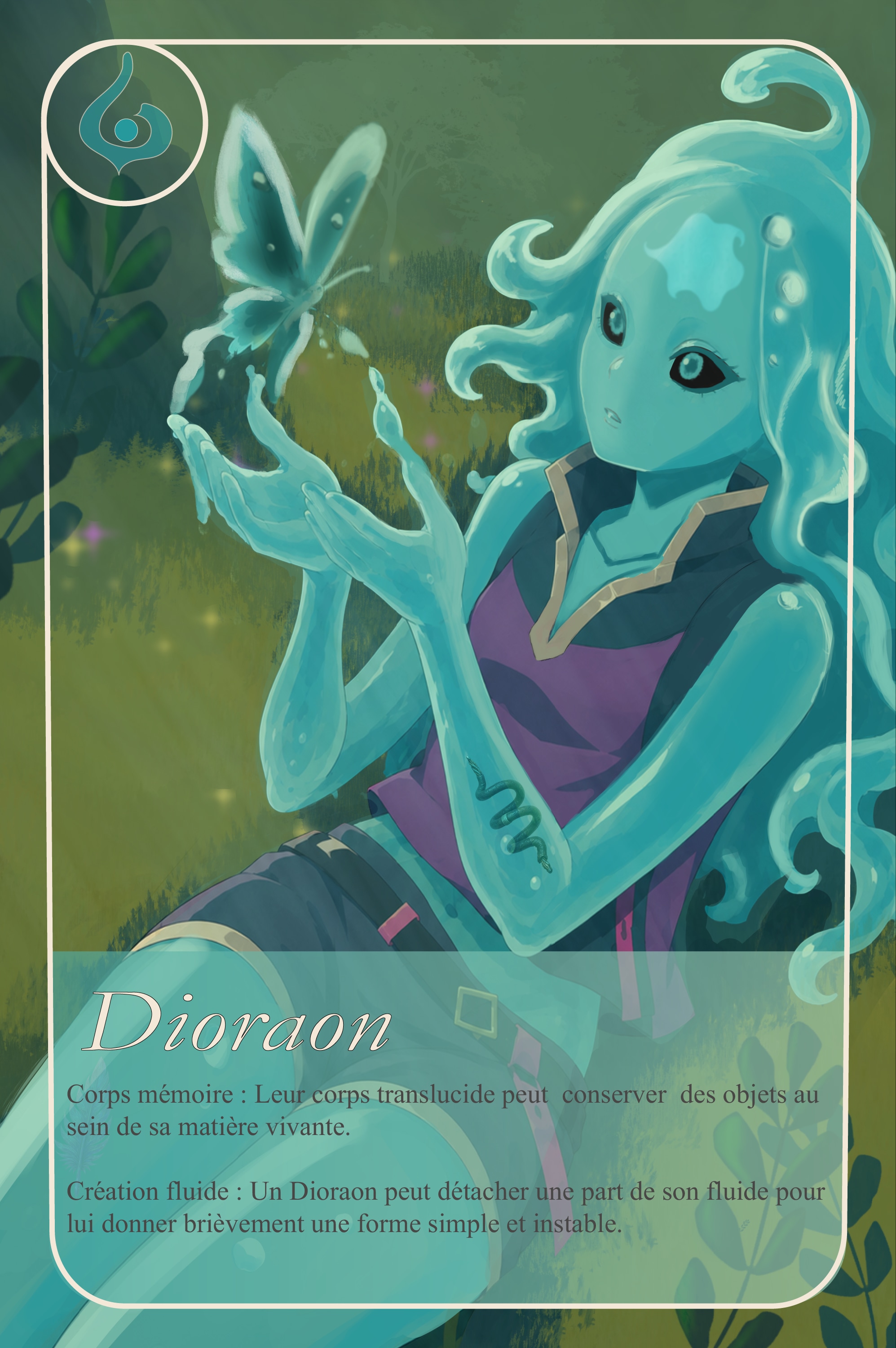 Première carte du TCG Neo Glimmer par Vaelys