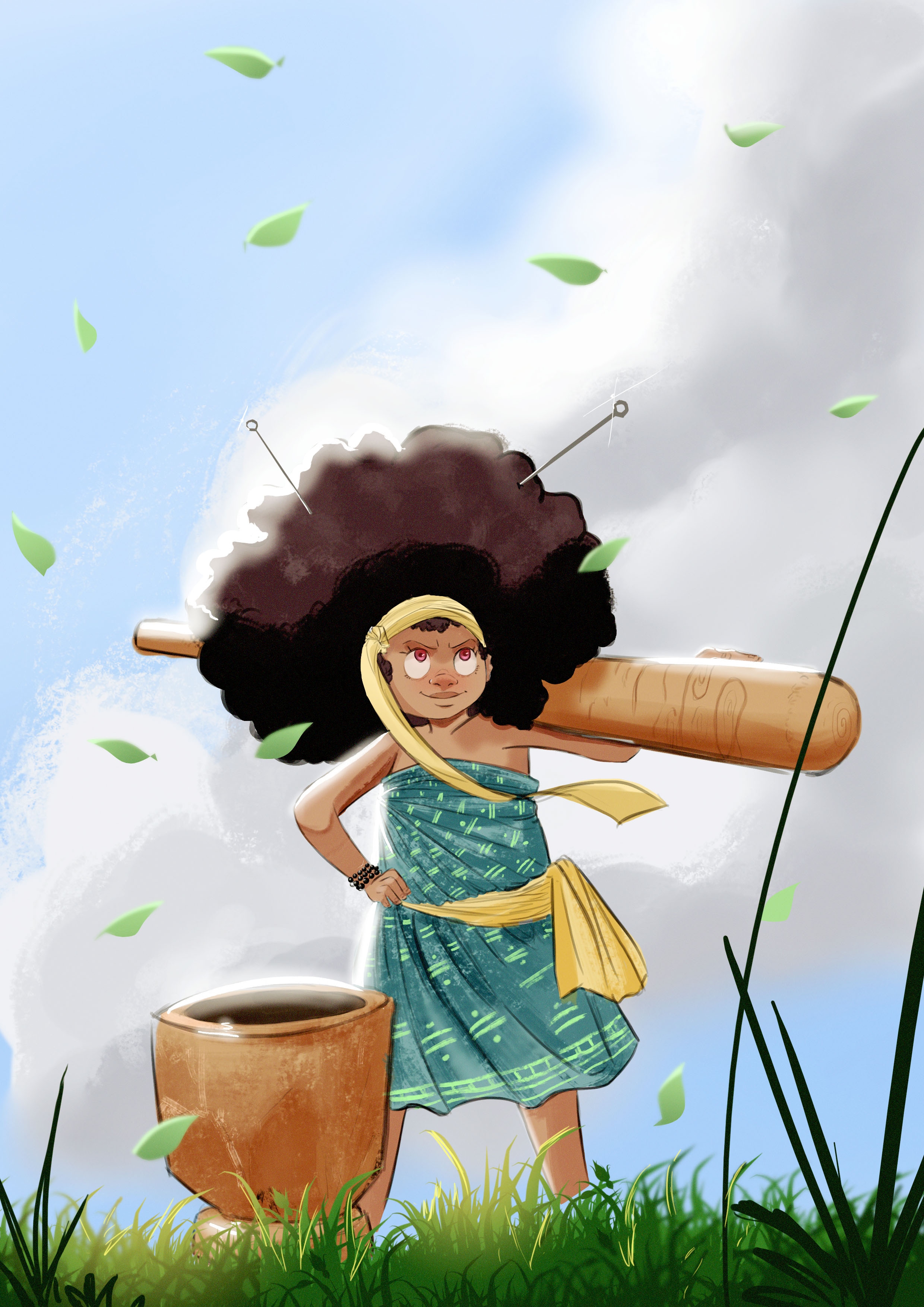 Mon tout premier exercice sur digitalpainting.school par Patrick