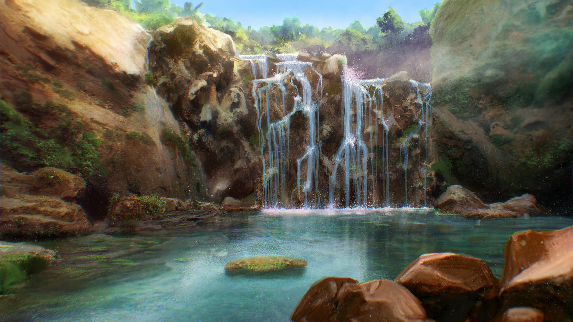 Cascade par Esther