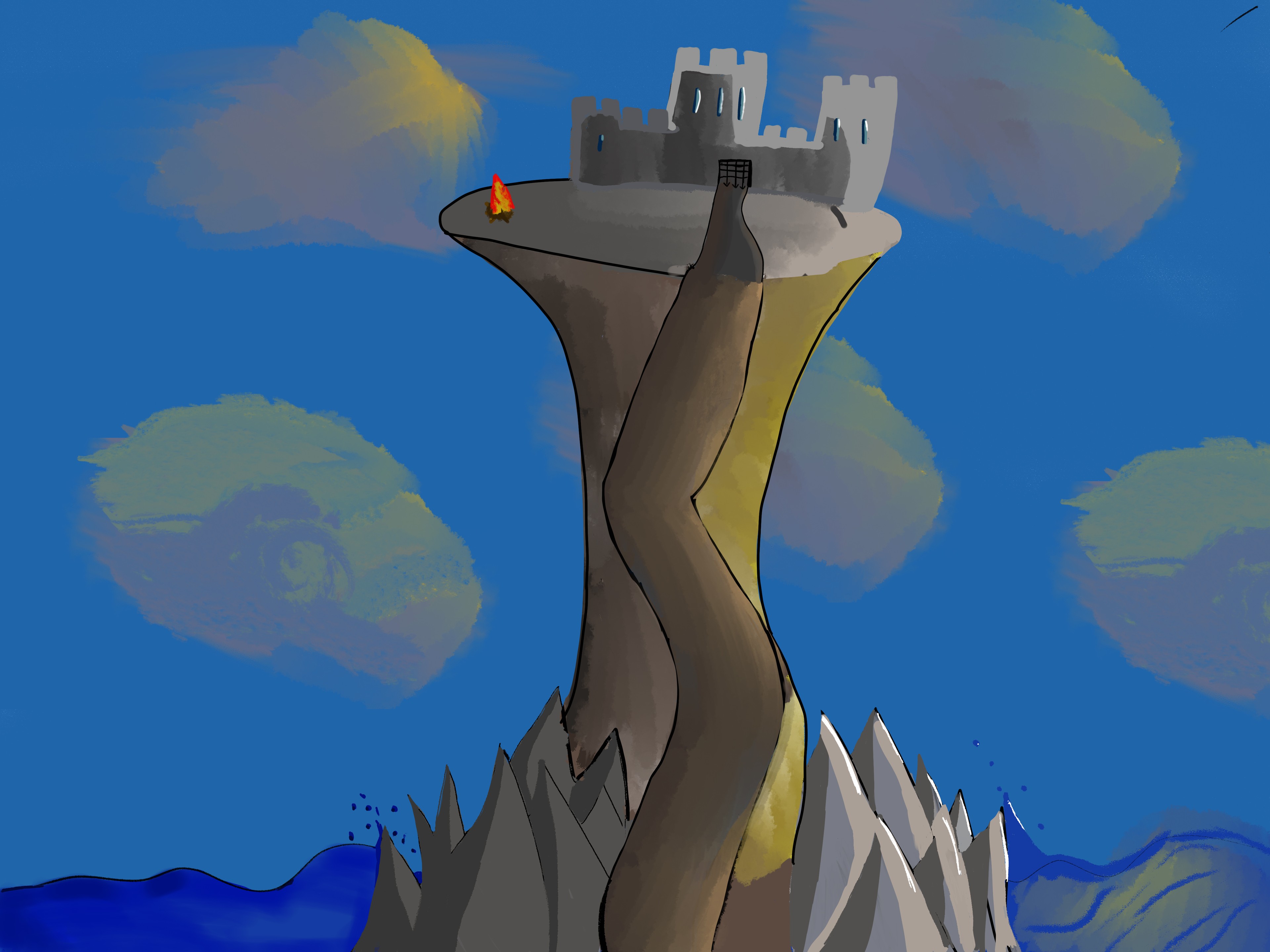 premier digital painting par Tiiickss