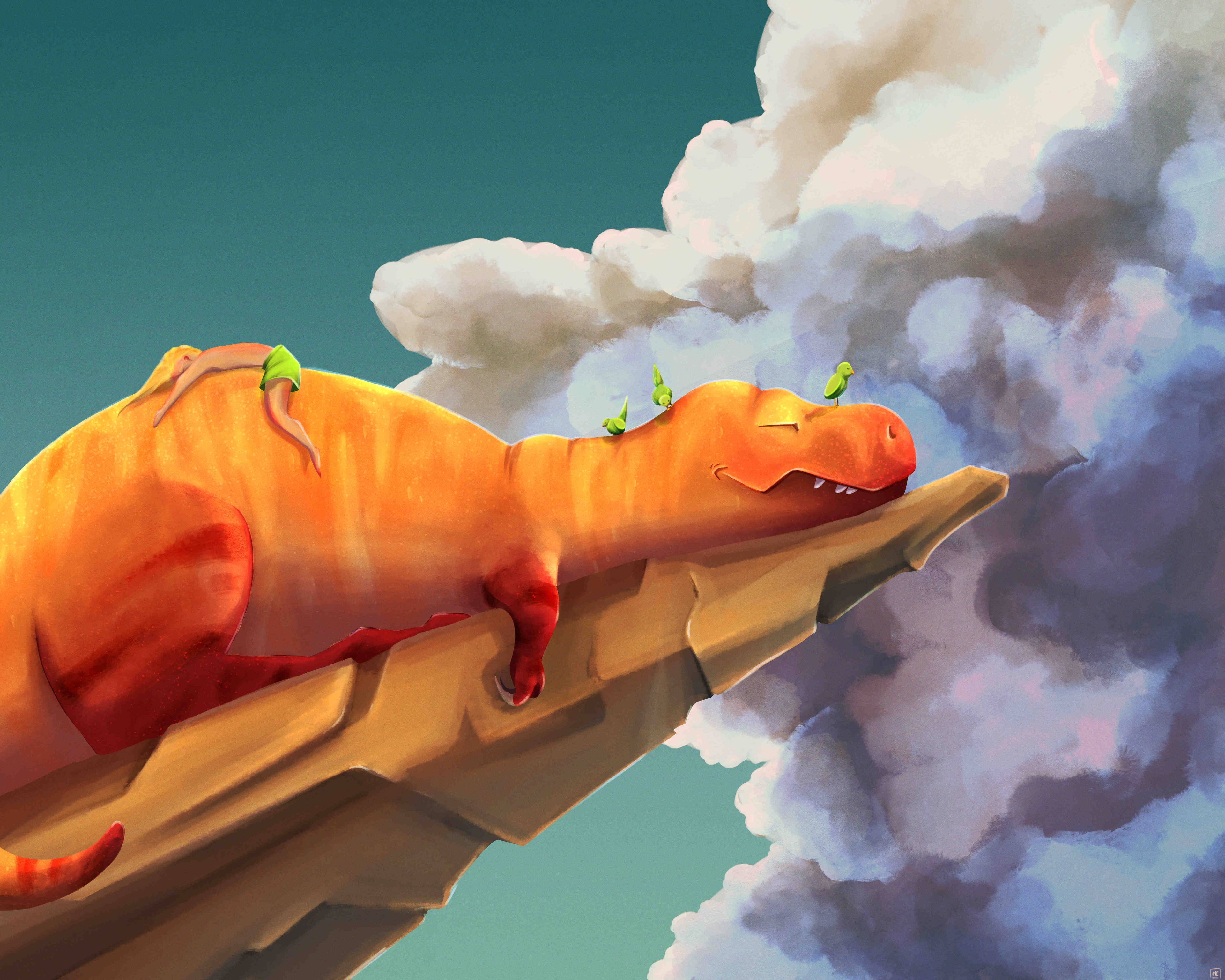 Dinosaure par Leptitcarnet