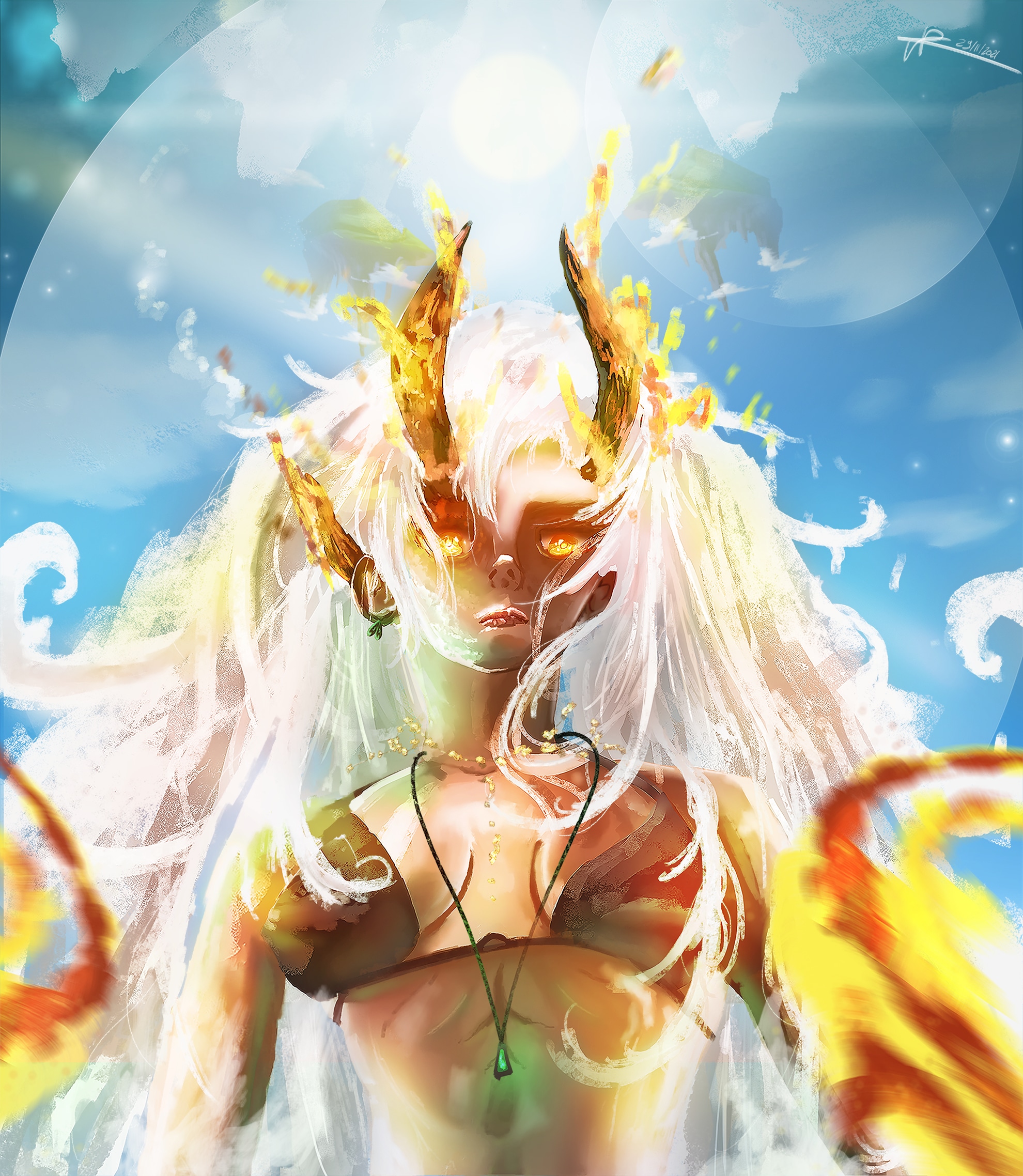 Demonic Dragon Girl par S A N