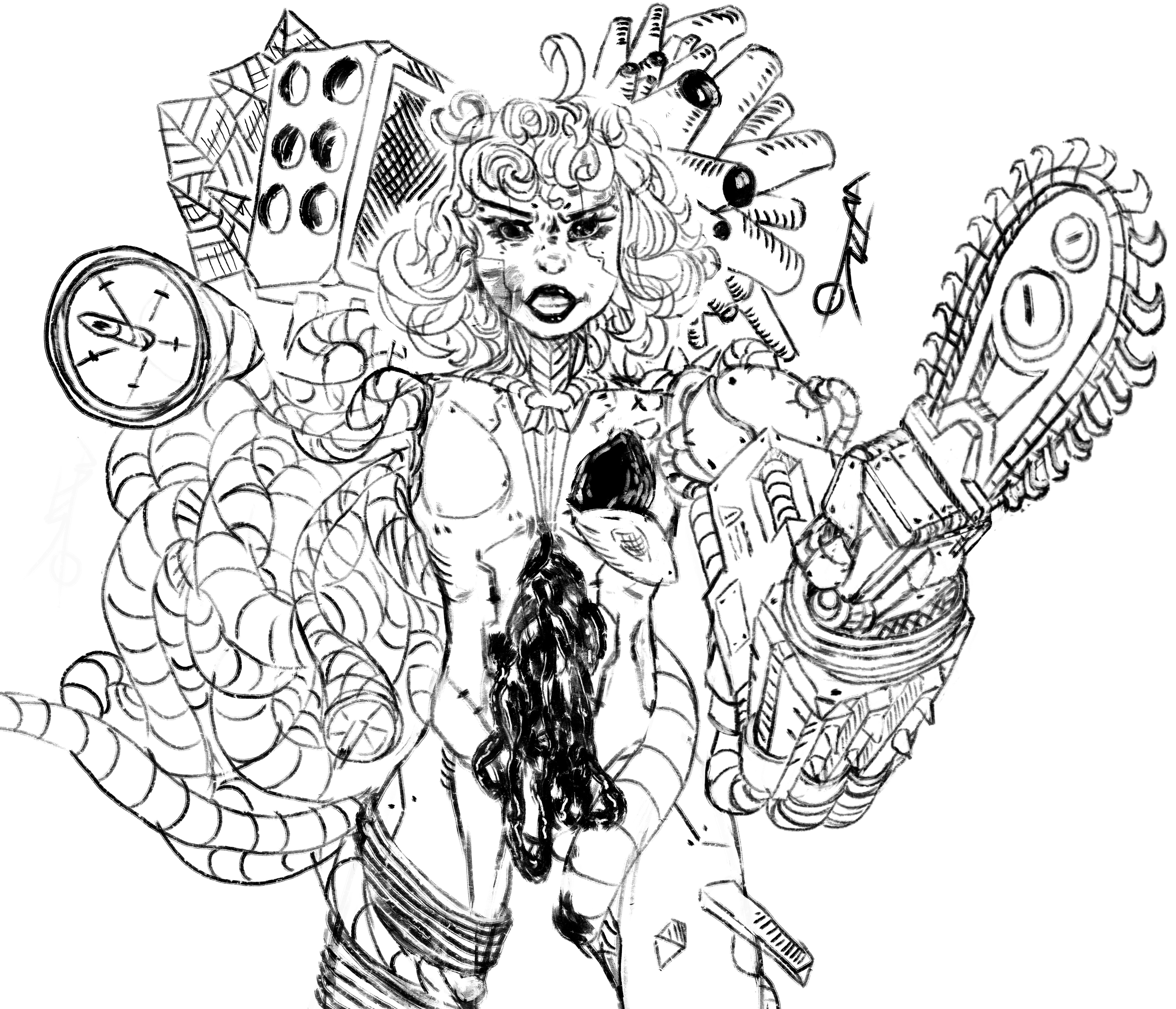 Doodle 9 par EHRIO