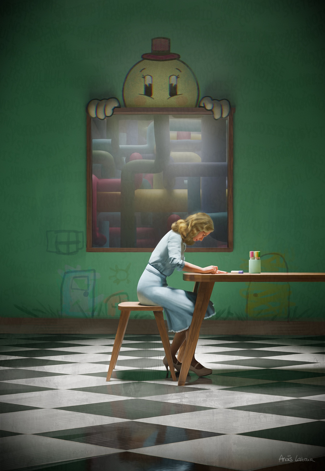 The non-places : loneliness par Anais Latour