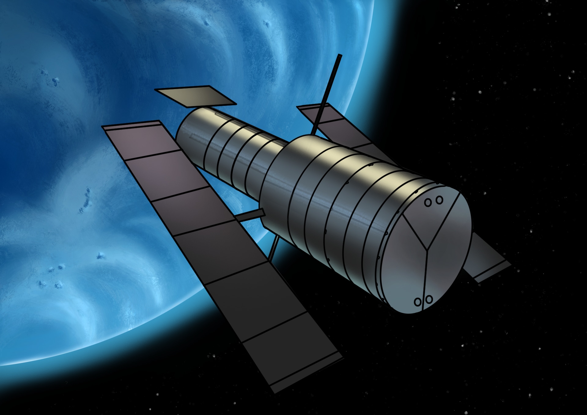 Chapitre 2 : exercice 3 "le Hubble" par Jenny60