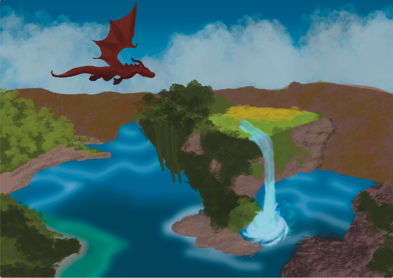 Avant DPS inspiration livre Draconia par ameliec.