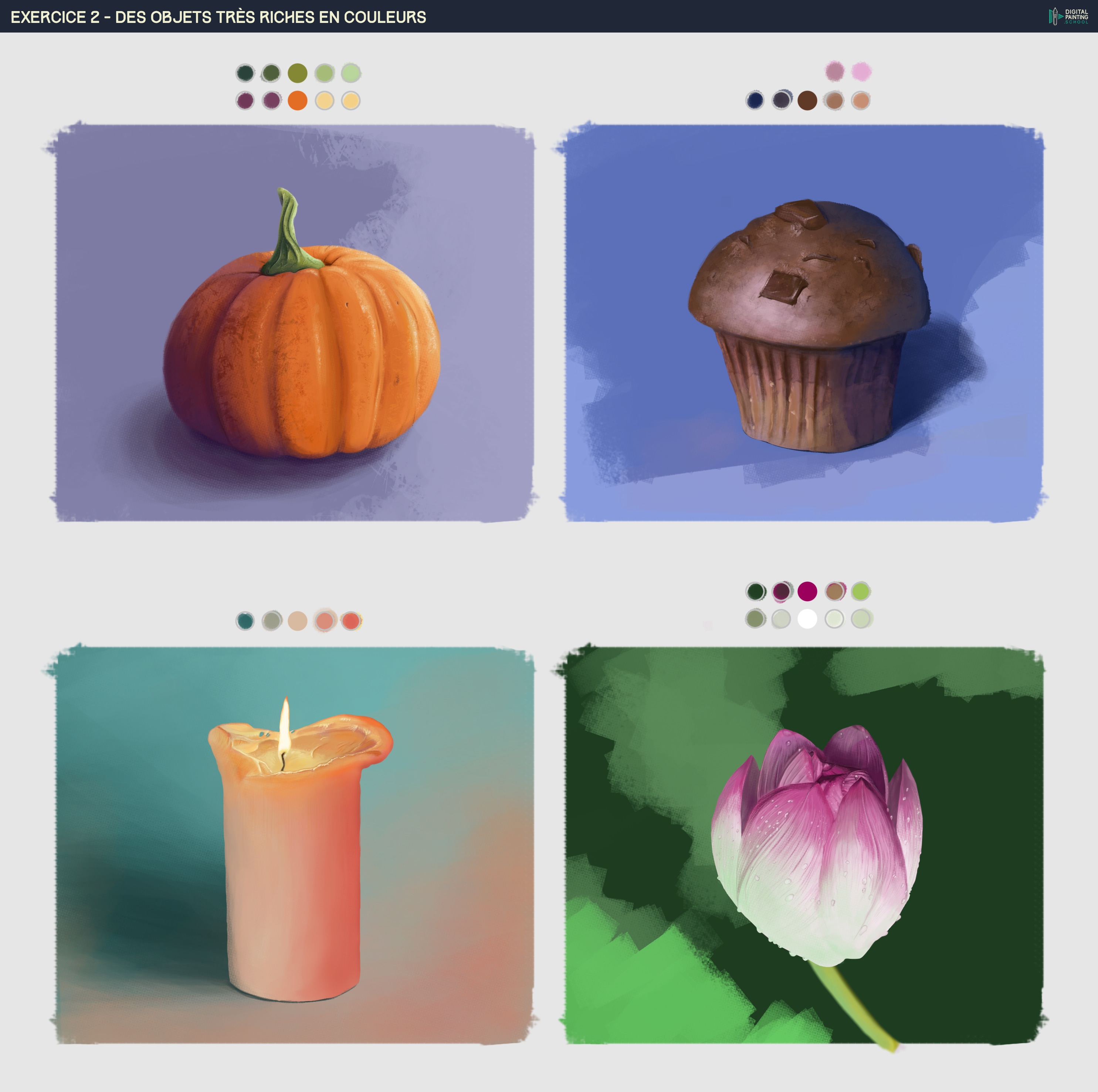 Chapitre 7 : Exercice 2 | Objets riches en couleurs par krello