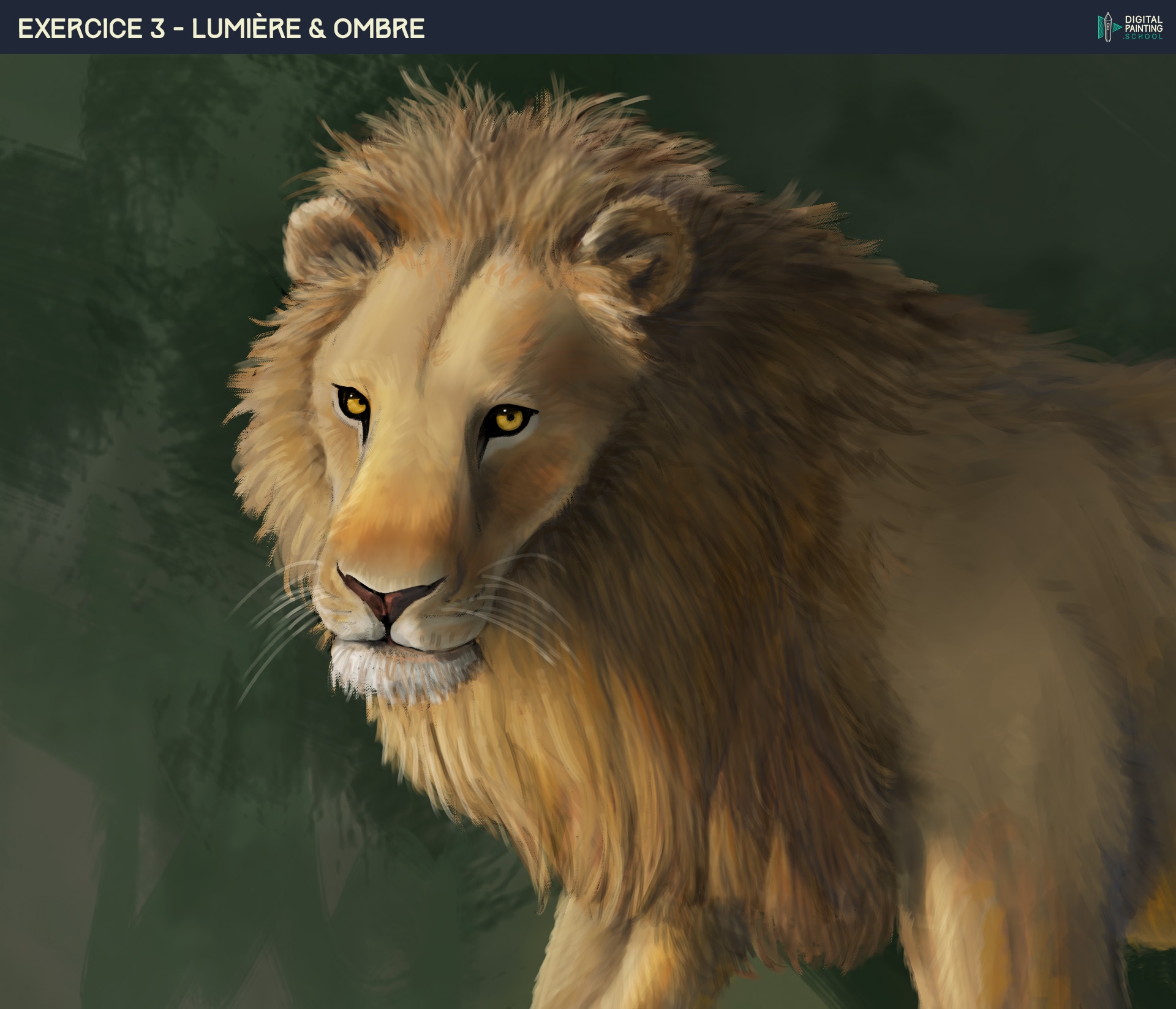 Le lion ... par Eric