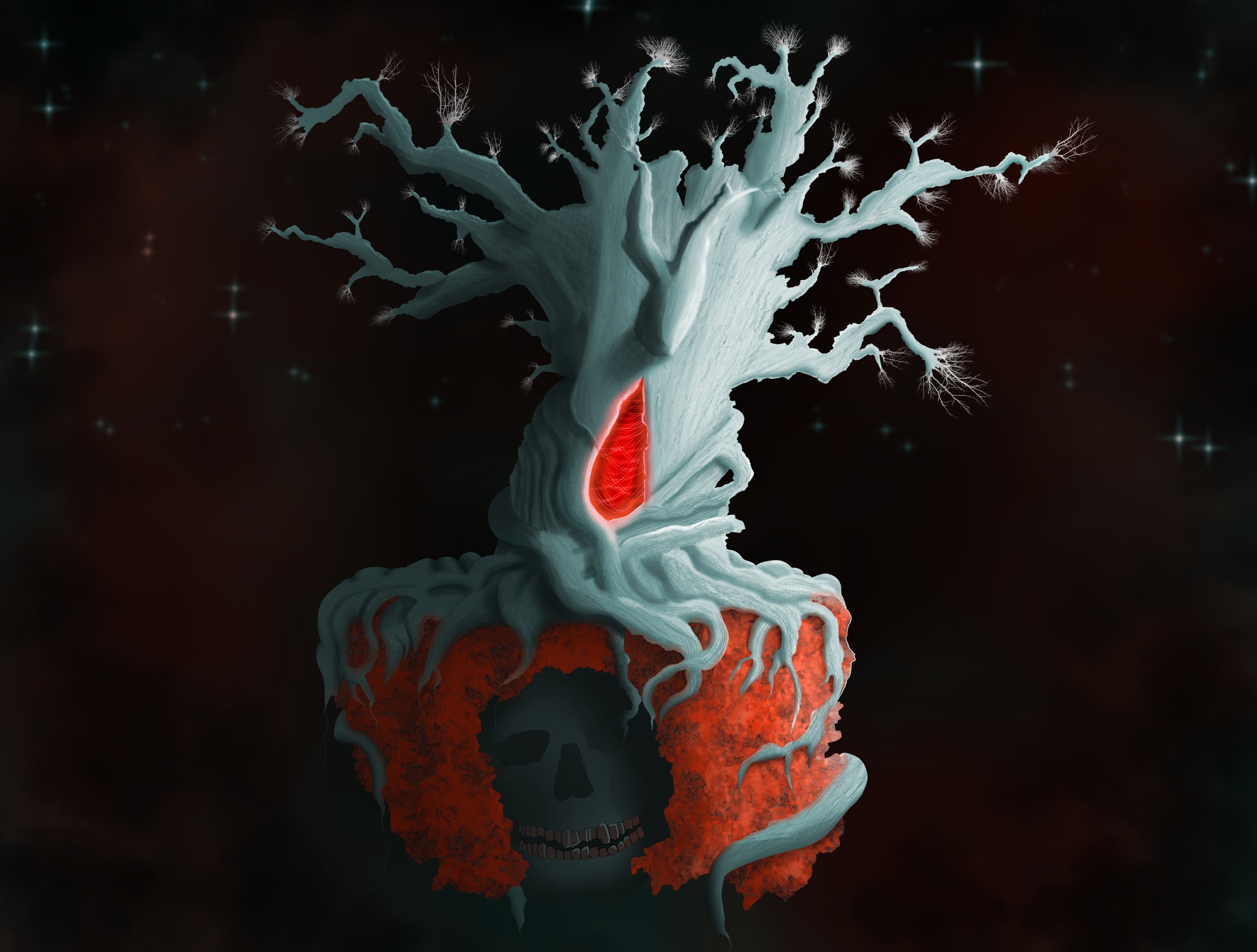 Concept art d'arbre par yanguel
