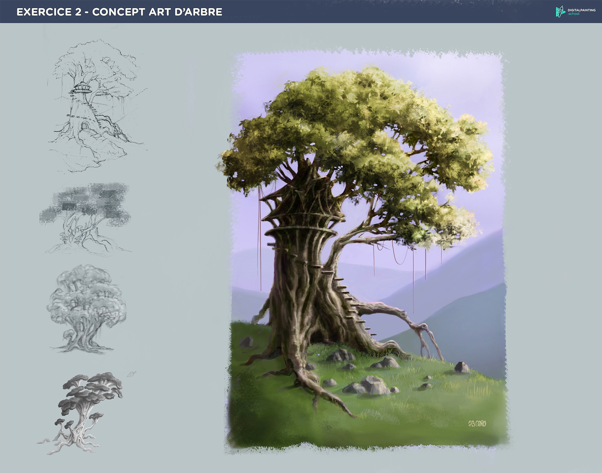 concept d'arbre par Caro