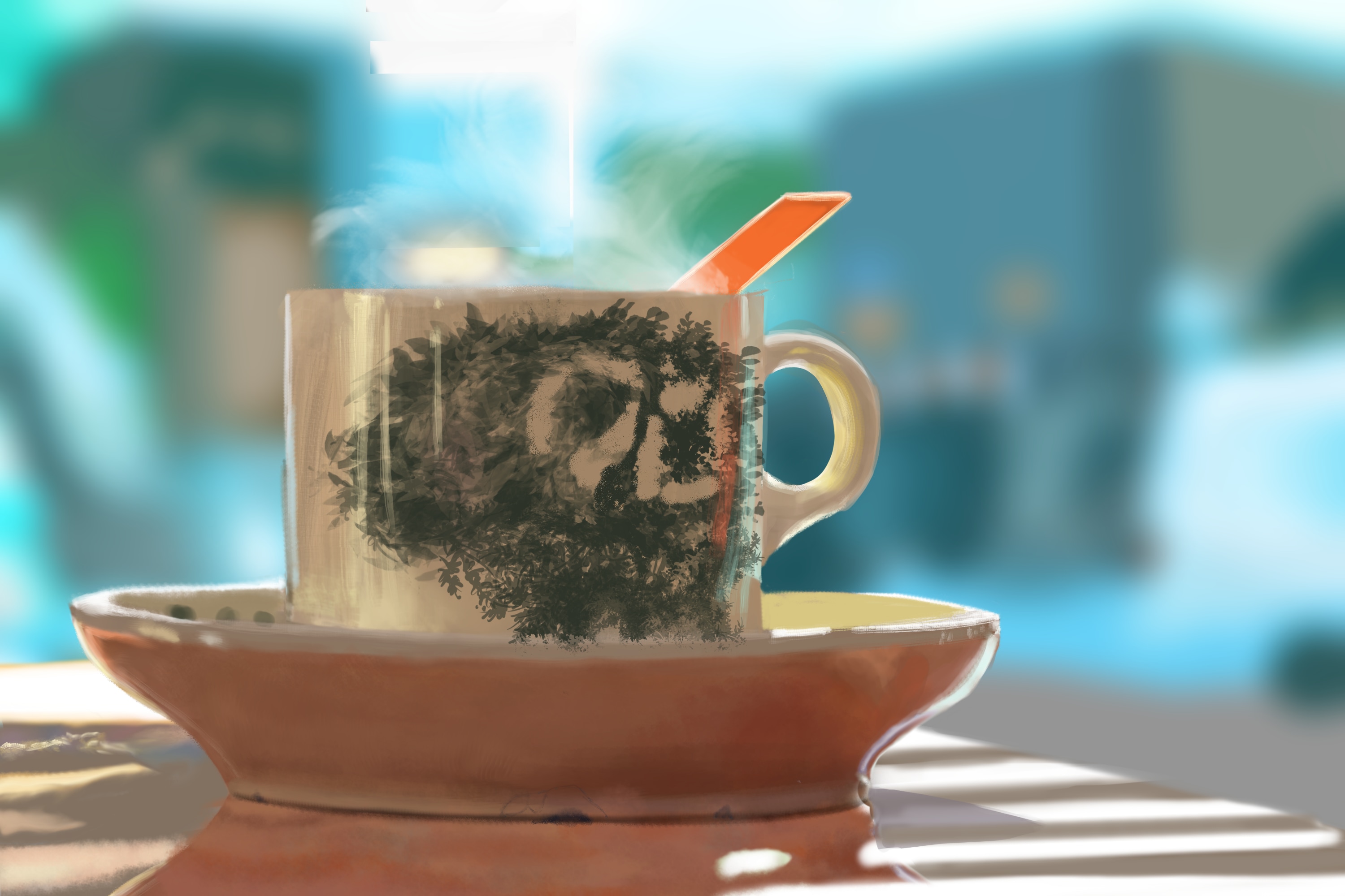 étude photo : la tasse (Chapitre 01 exercice 04 du programme) par korog.art