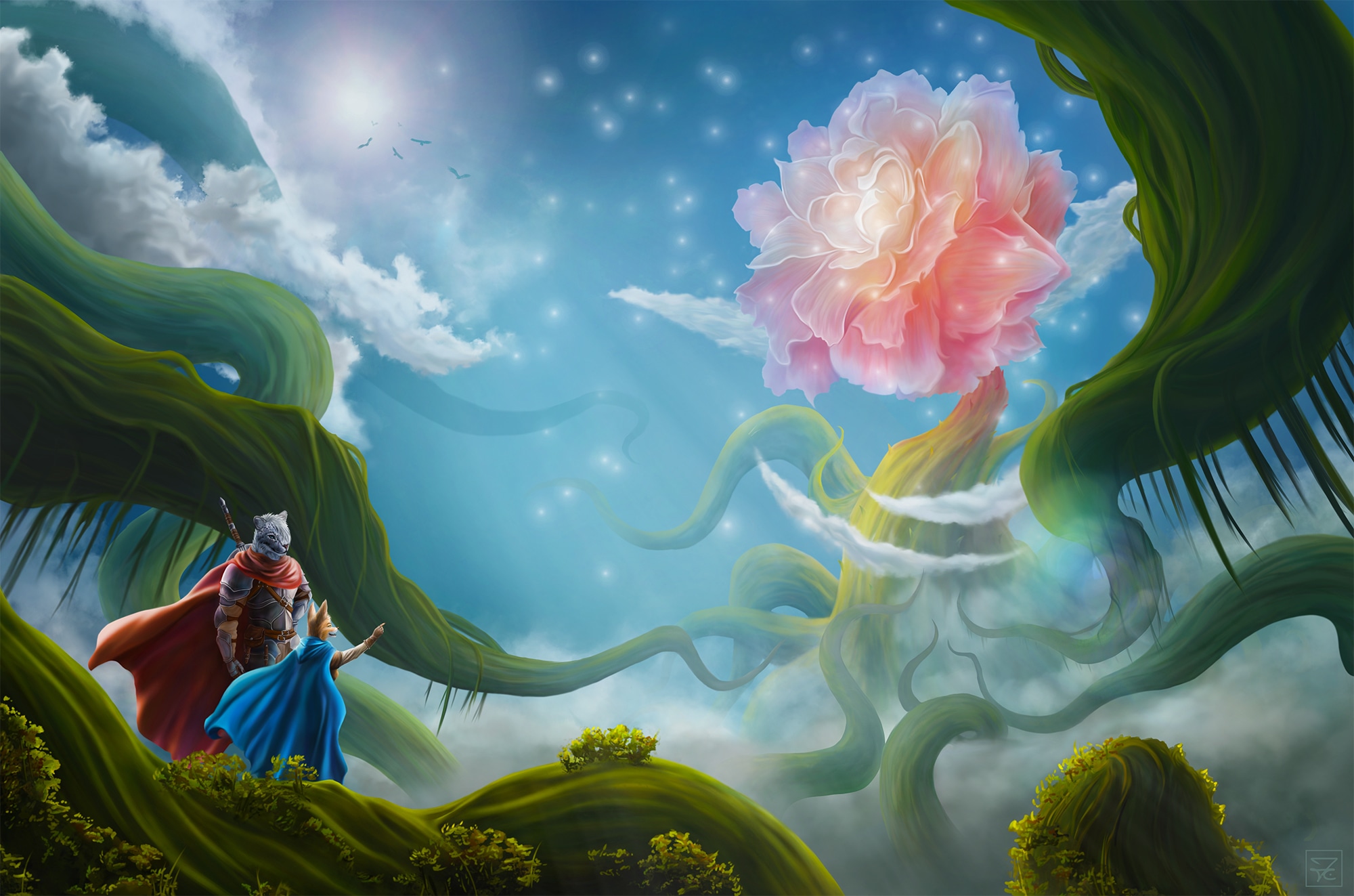 Chapitre 10, Exercice 4, Paysage Fantaisiste par Johnyfox