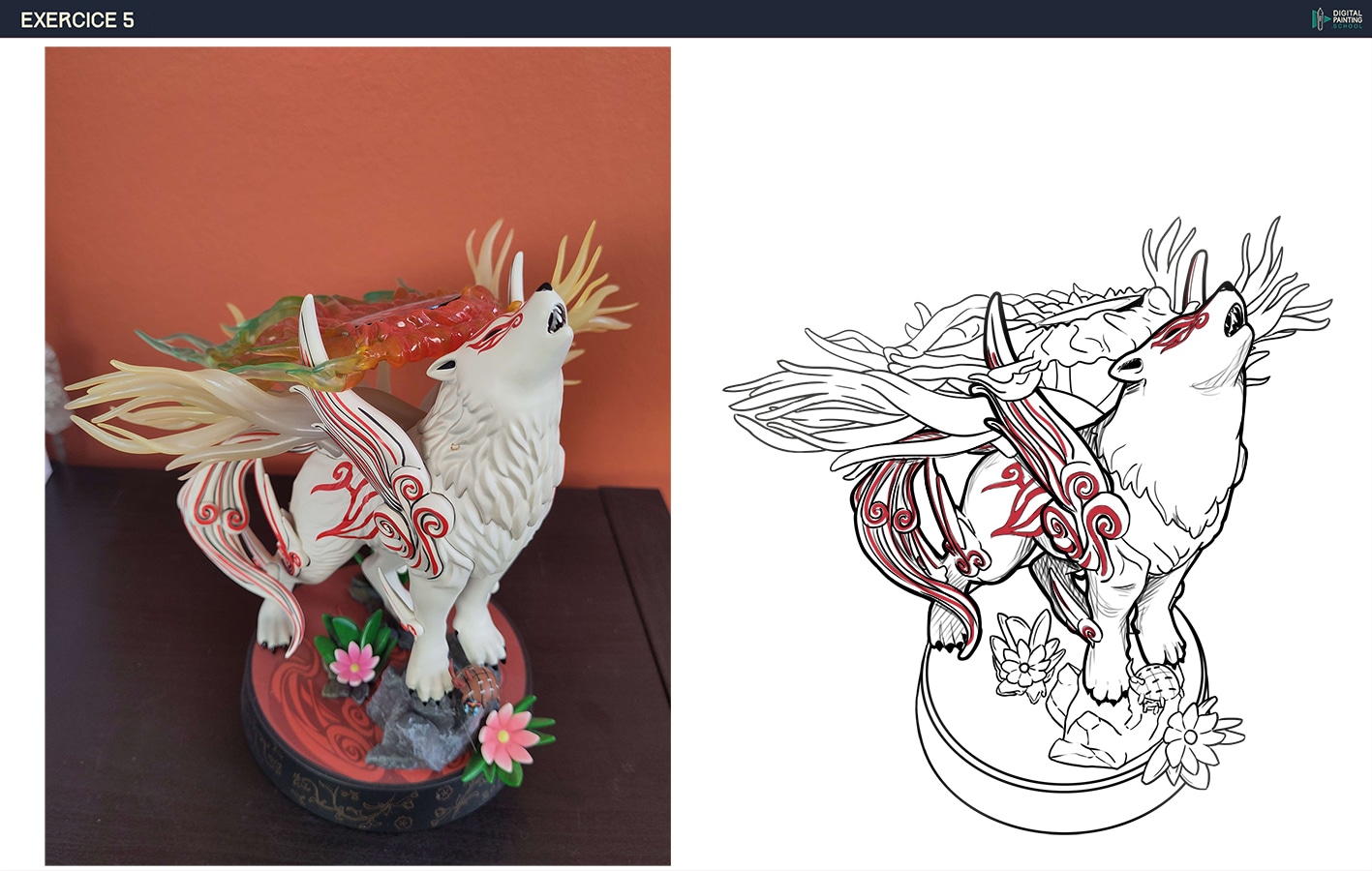 Exercice de croquis - 4 ans plus tard par Suni