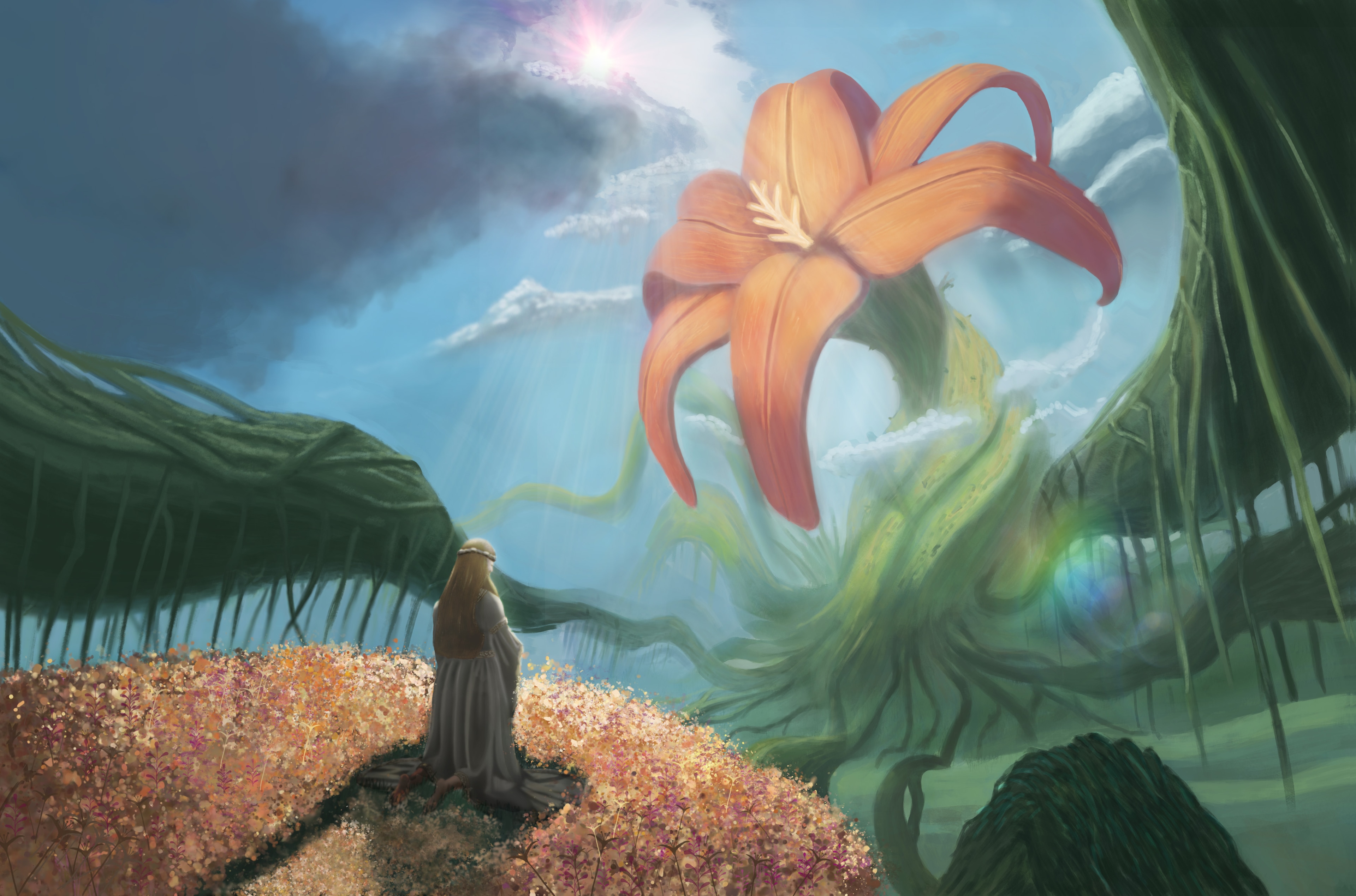 Paysage Fantasy par Alban Epiphane