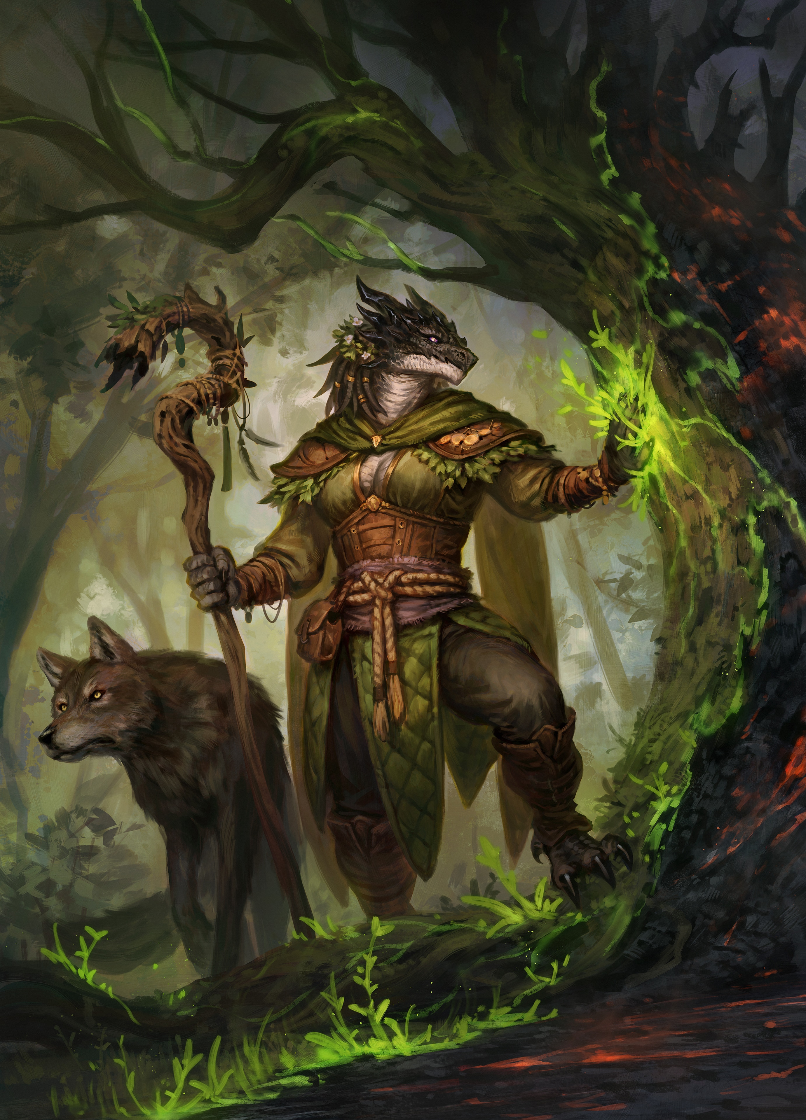 Druidesse Draconienne par dentifreaks