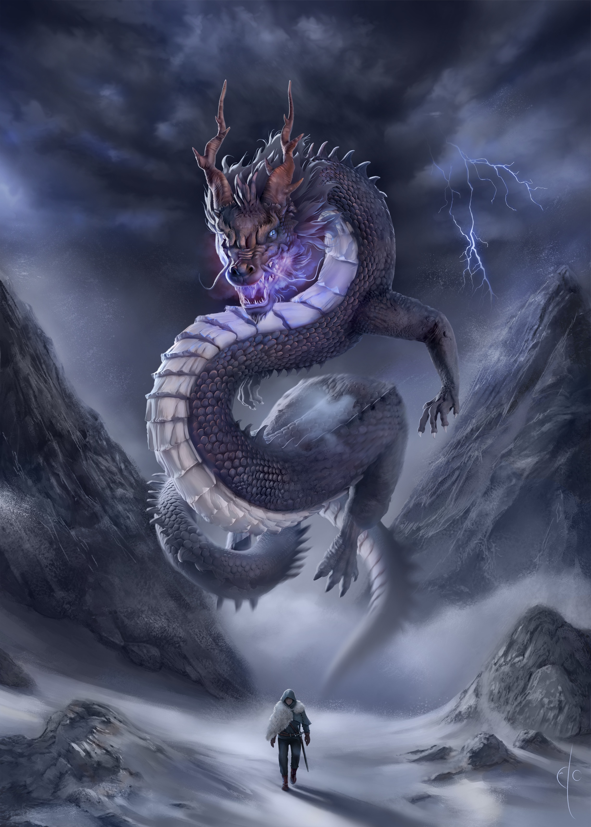 Dragon sculpting par Vanhou