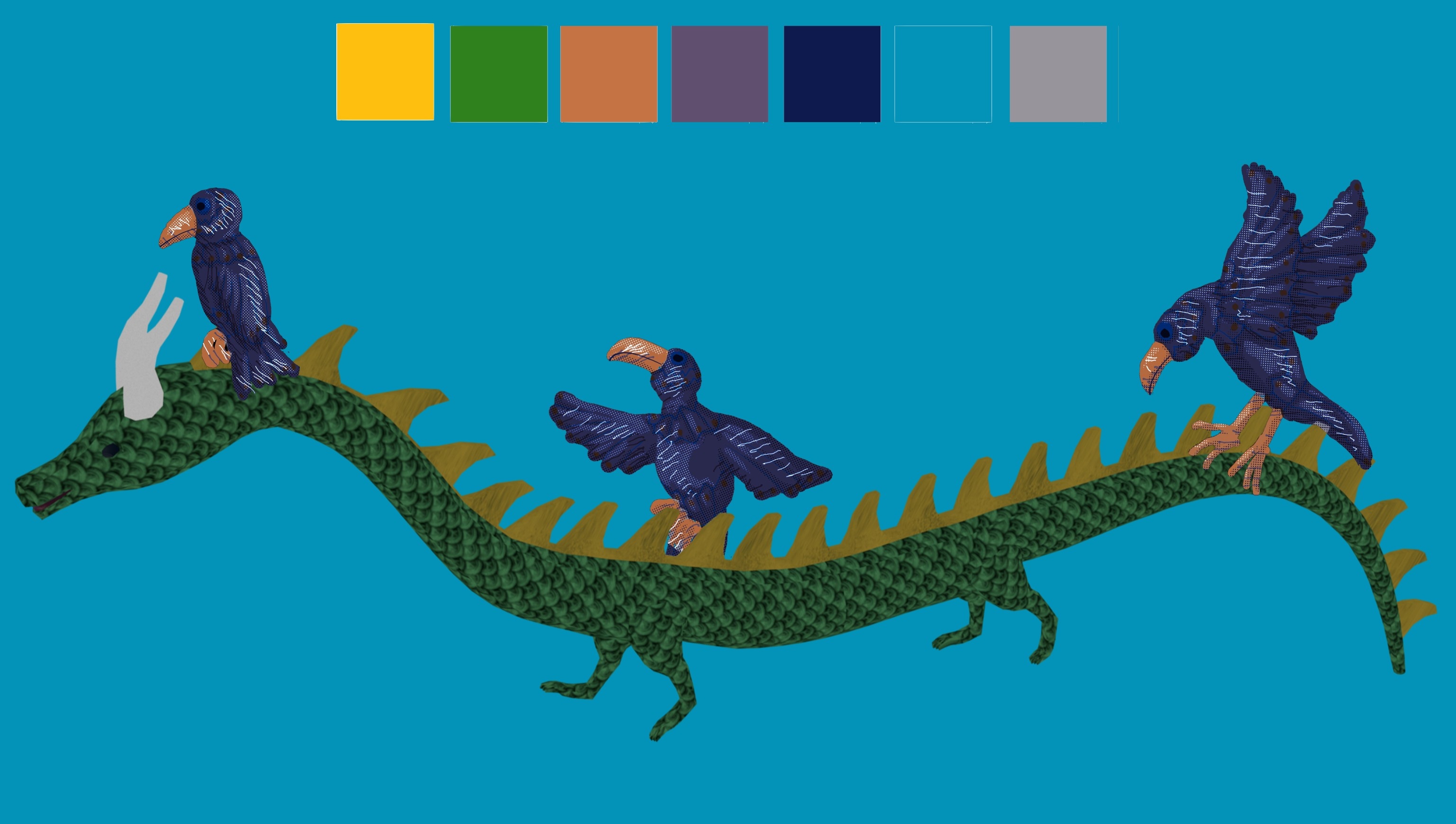 Défi mars 2026 - Props et animaux par Laurence Veron-Dor