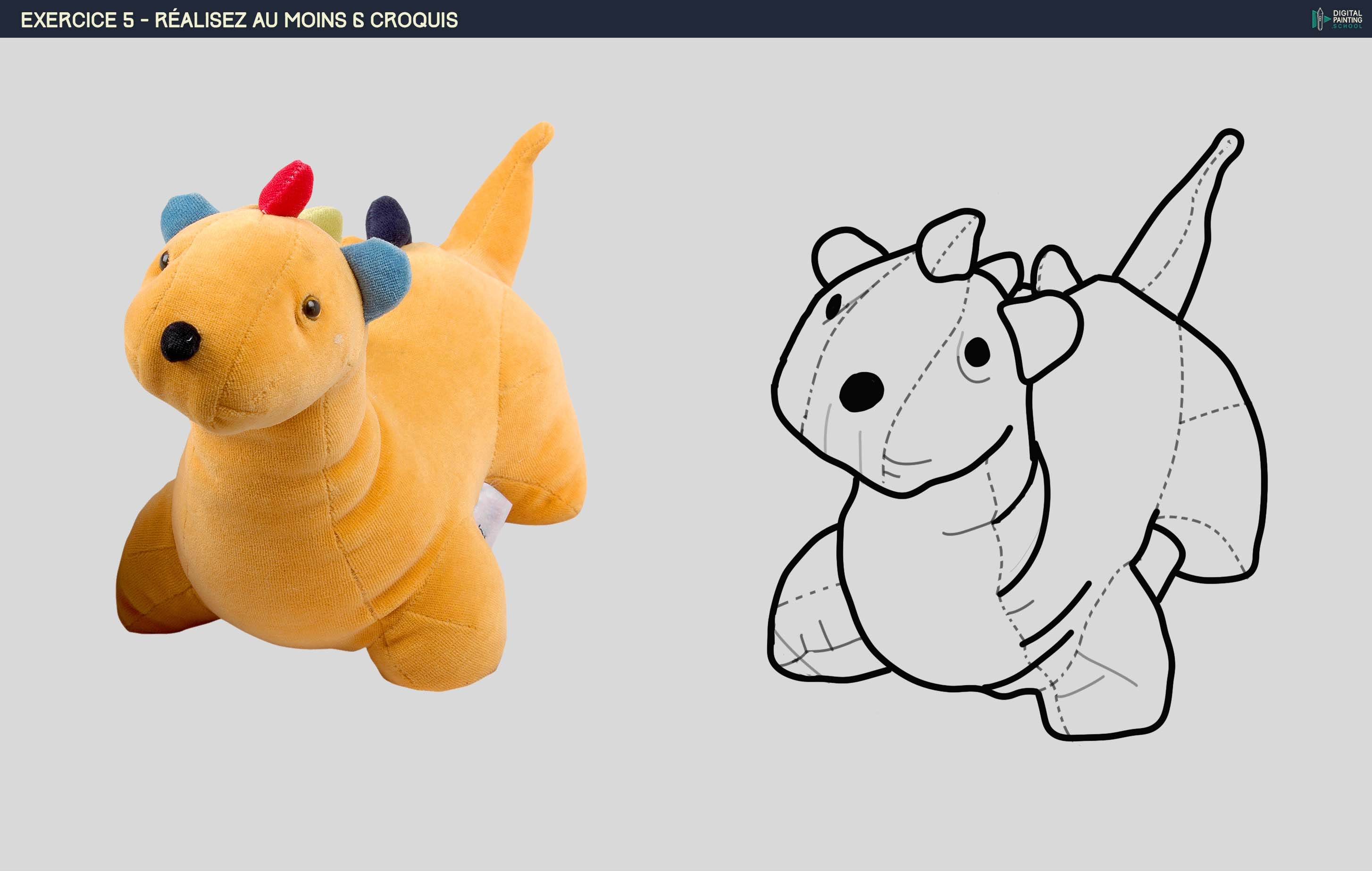 dragon jaune par tatooam