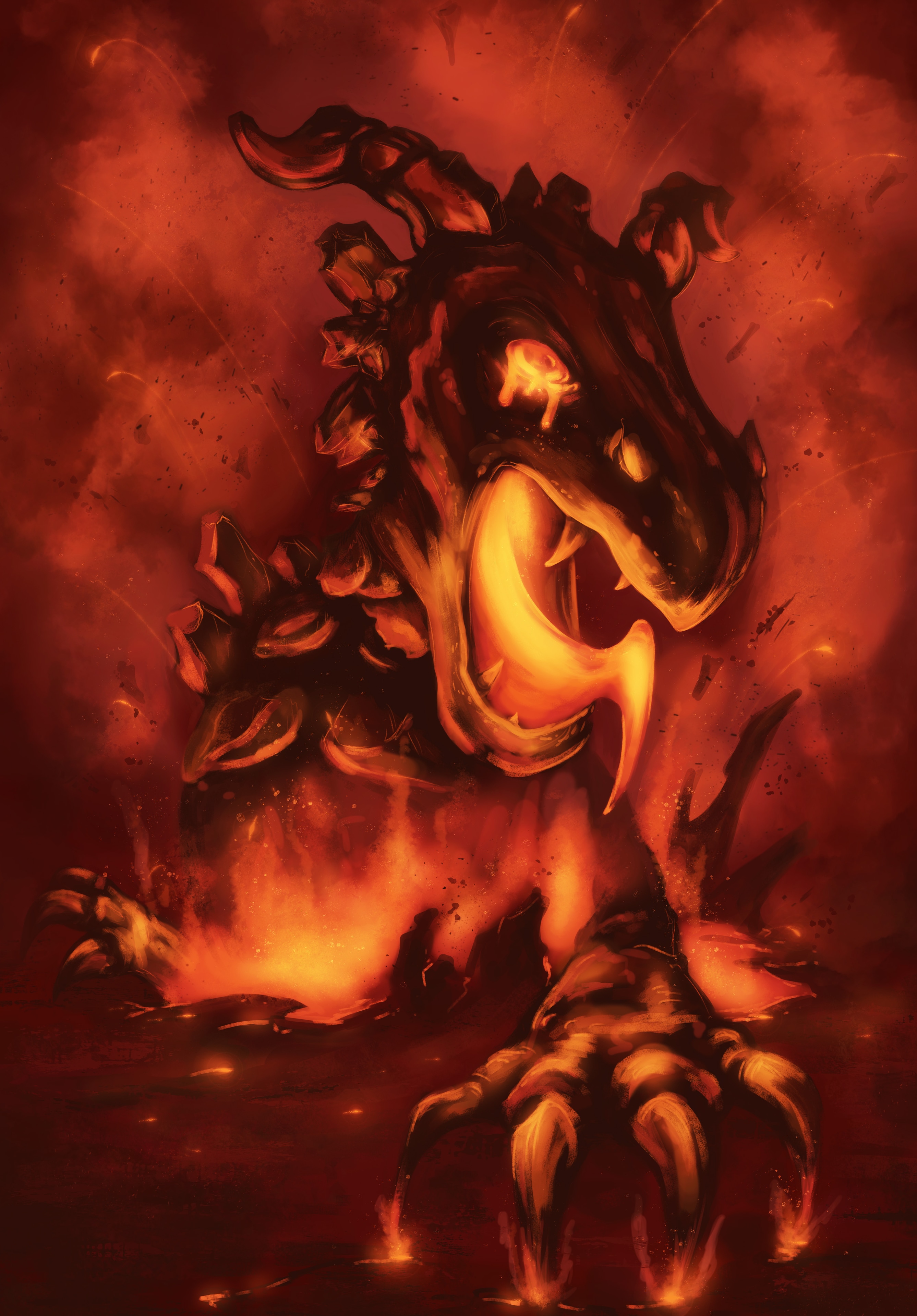 Dragon de Lave par Digitalis