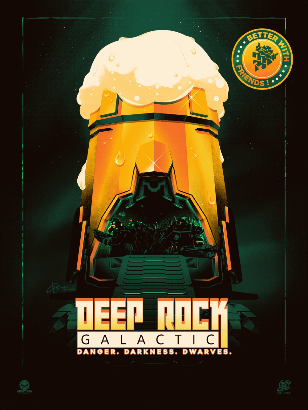 DEEP ROCK GALATIC Poster Art par QuentinMARROULE