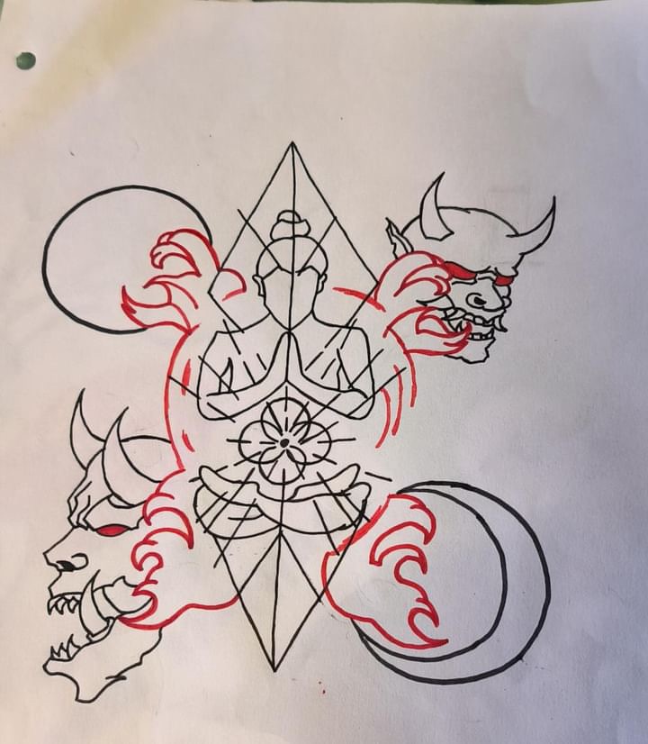 Dessin sur papier par LeVoyageurPortable