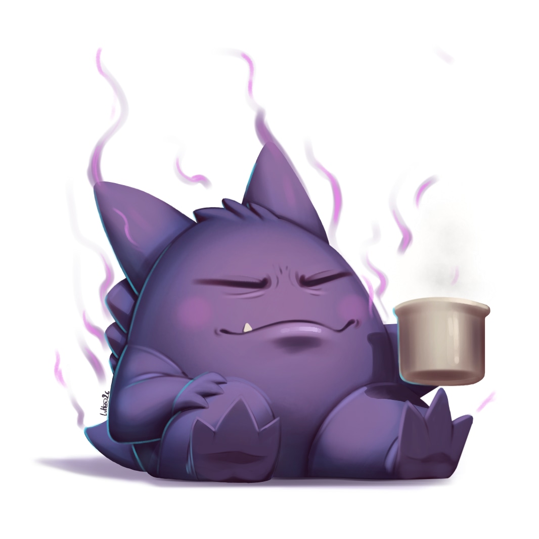 Ectopasdumatin - Pokémon - Fan Art par Luth_Ostinato