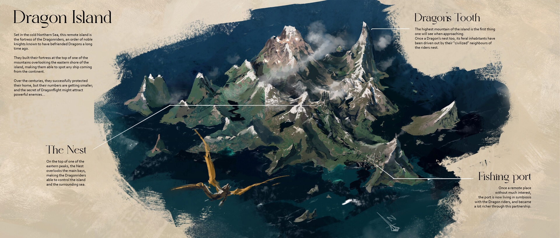 Dragonrider Island par enoisette