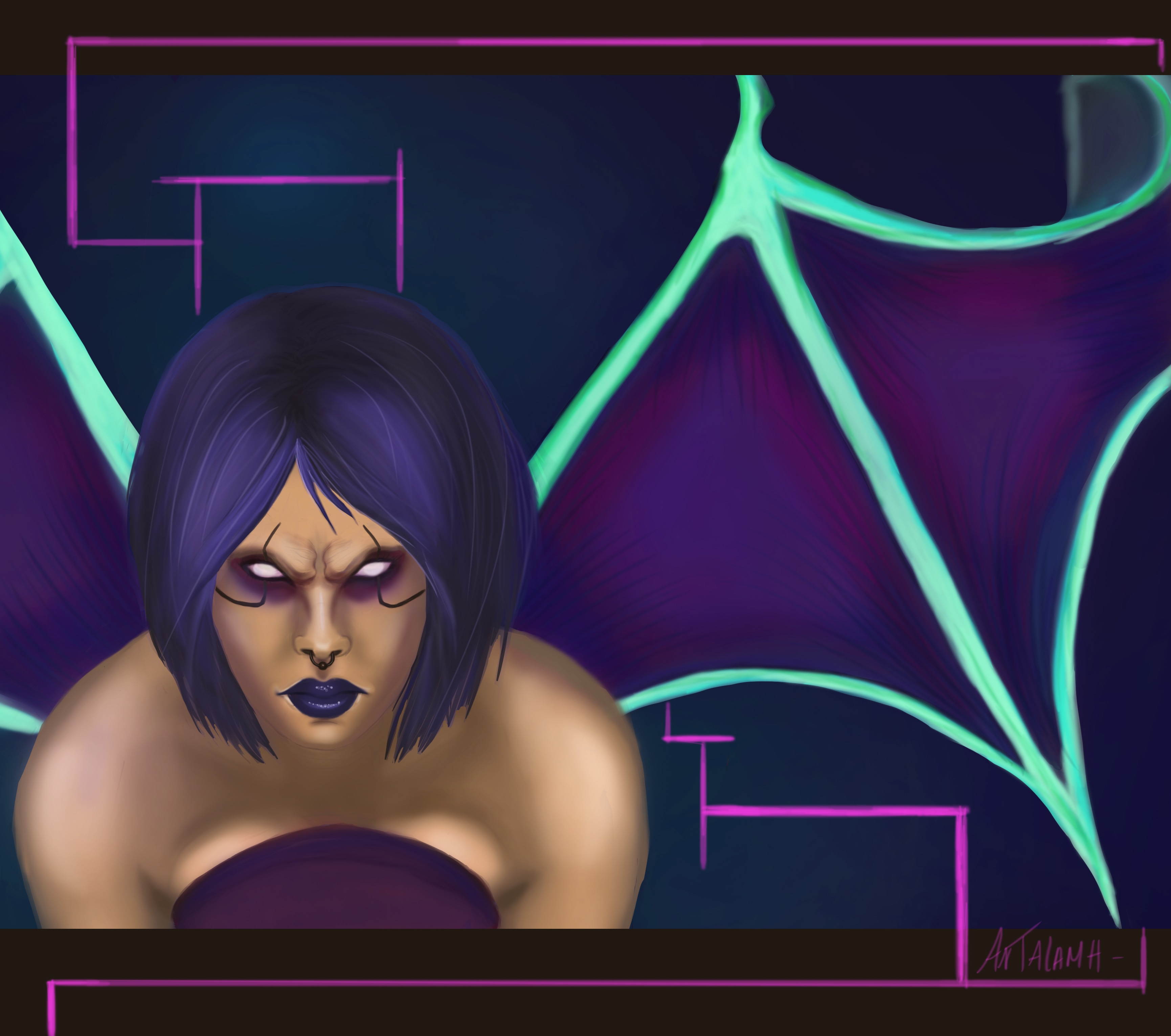 Ellana CyberVampire par MoxFulder