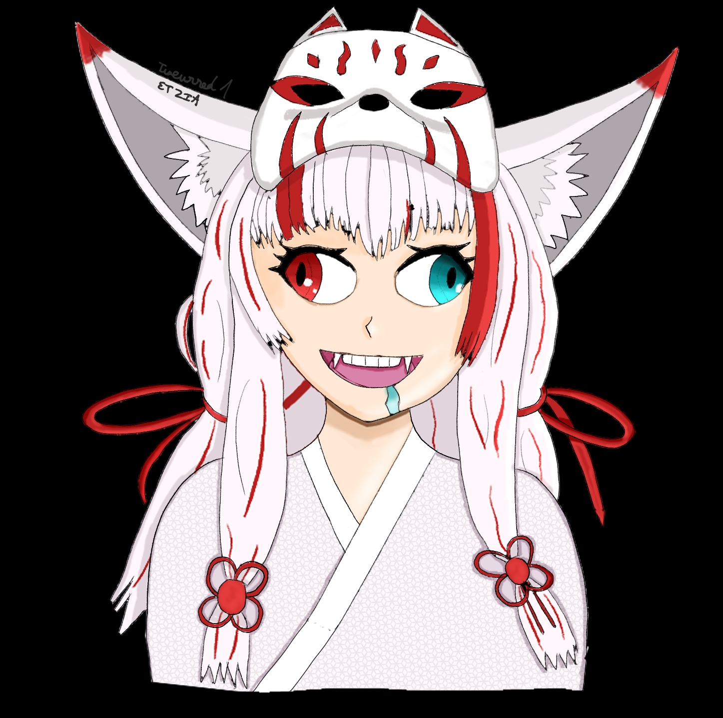 Emote sur mes oc par tueurred1